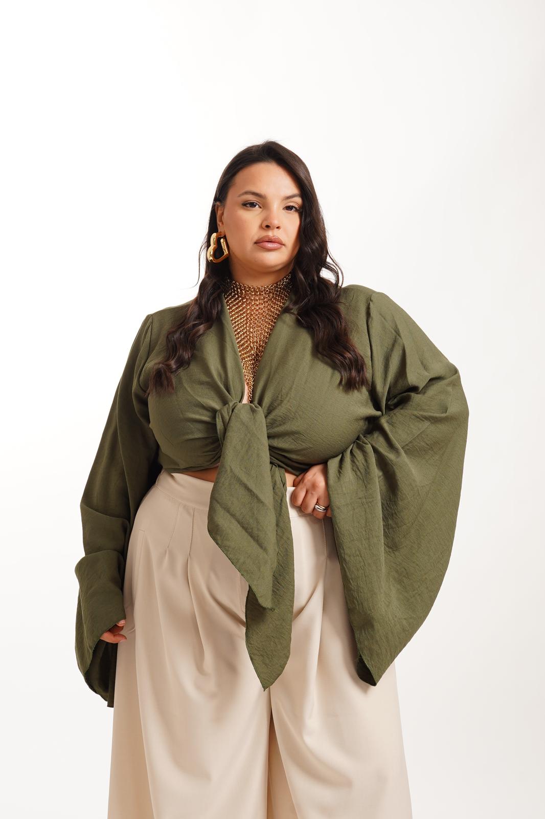 Blusa Addison Verde Militare