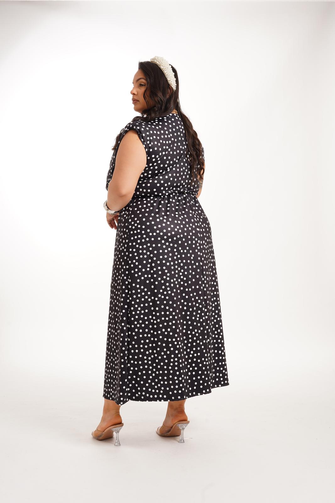 Dress Mikey Pois Nero