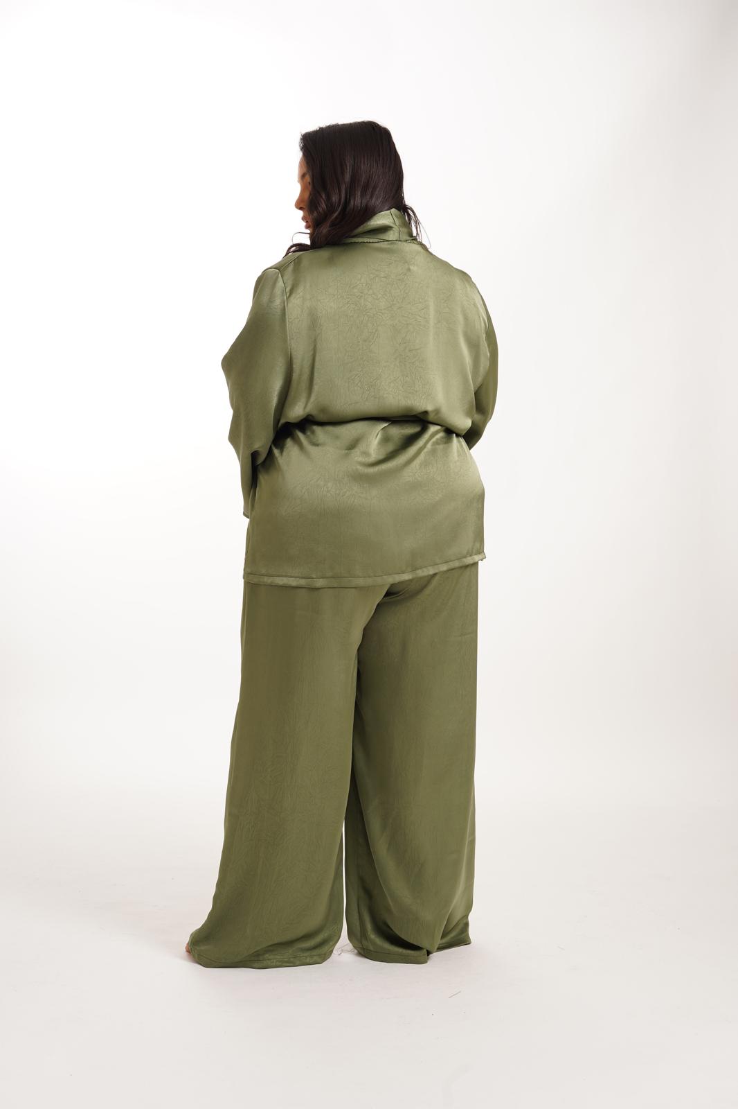 Tailleur Marzia Verde Militare