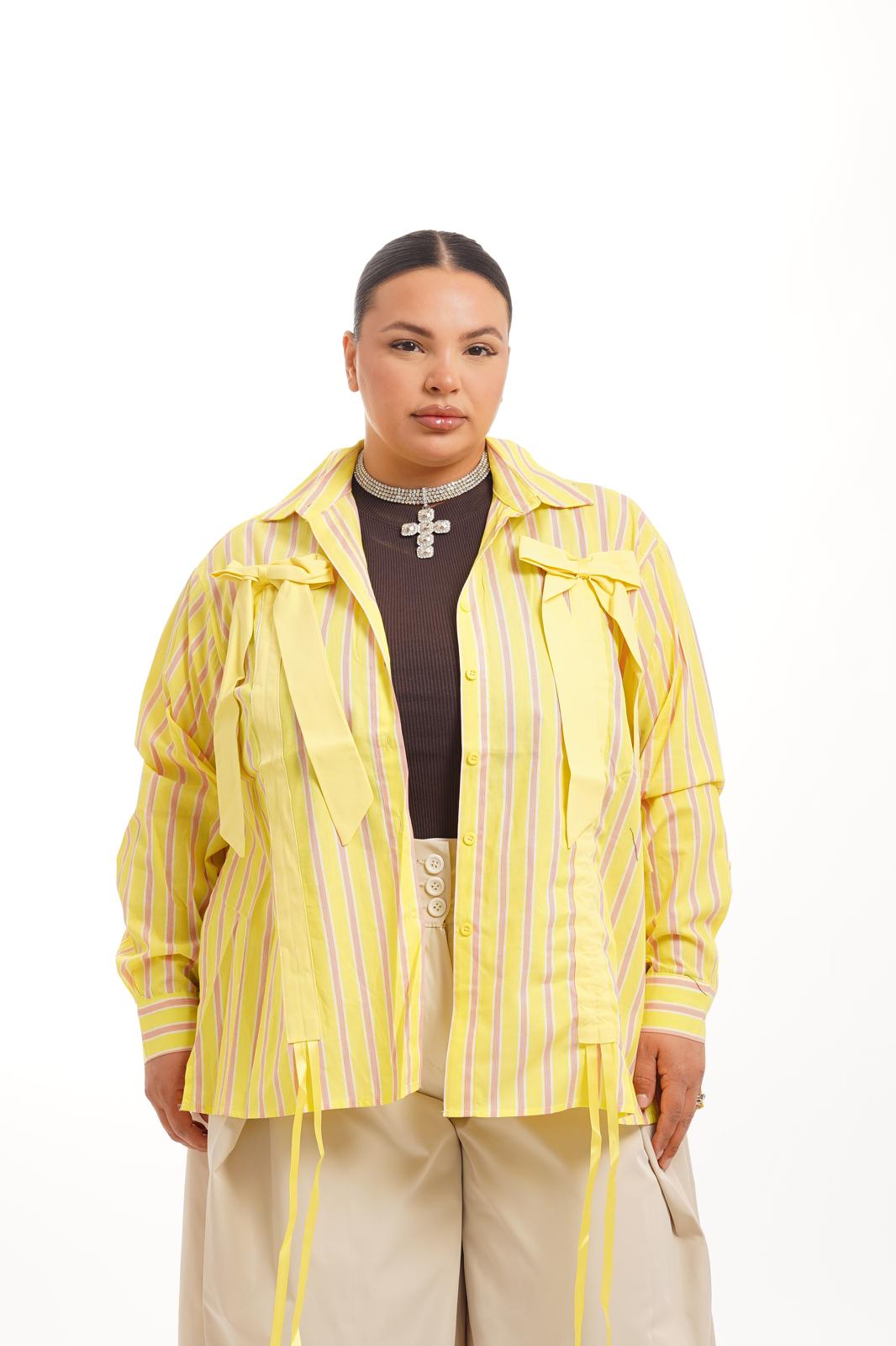 Camicia Fiocco Gialla