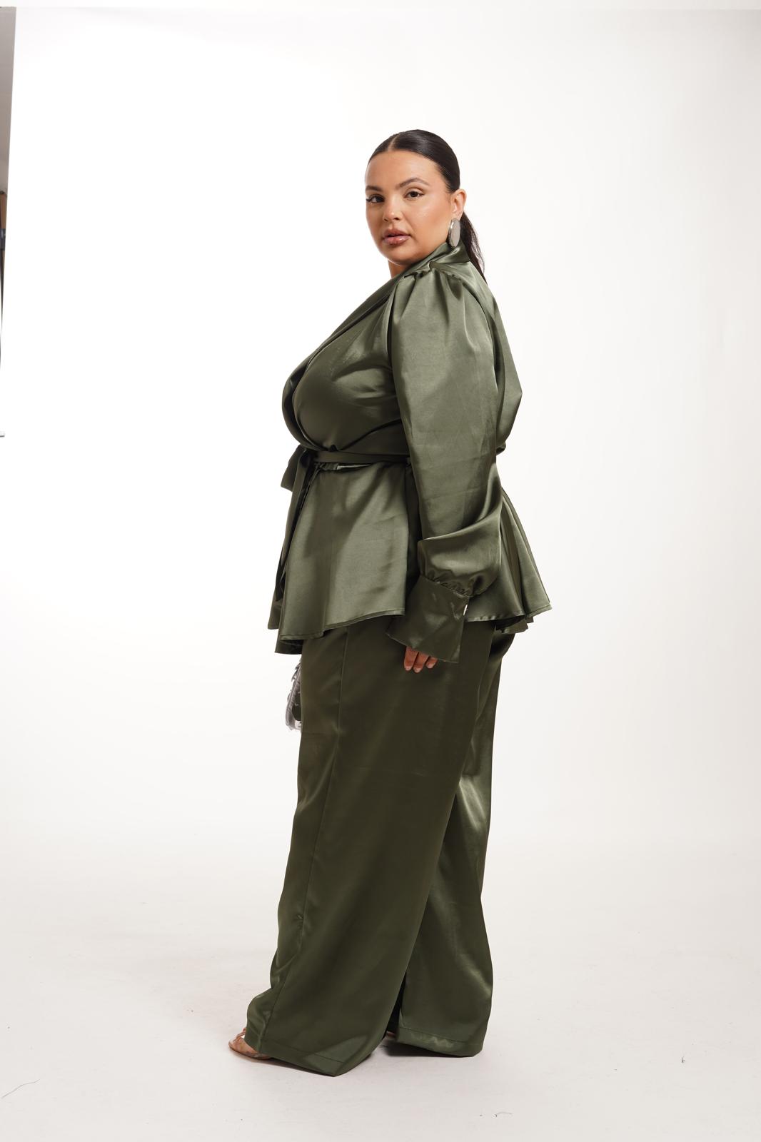 Tailleur In Raso Venice Verde