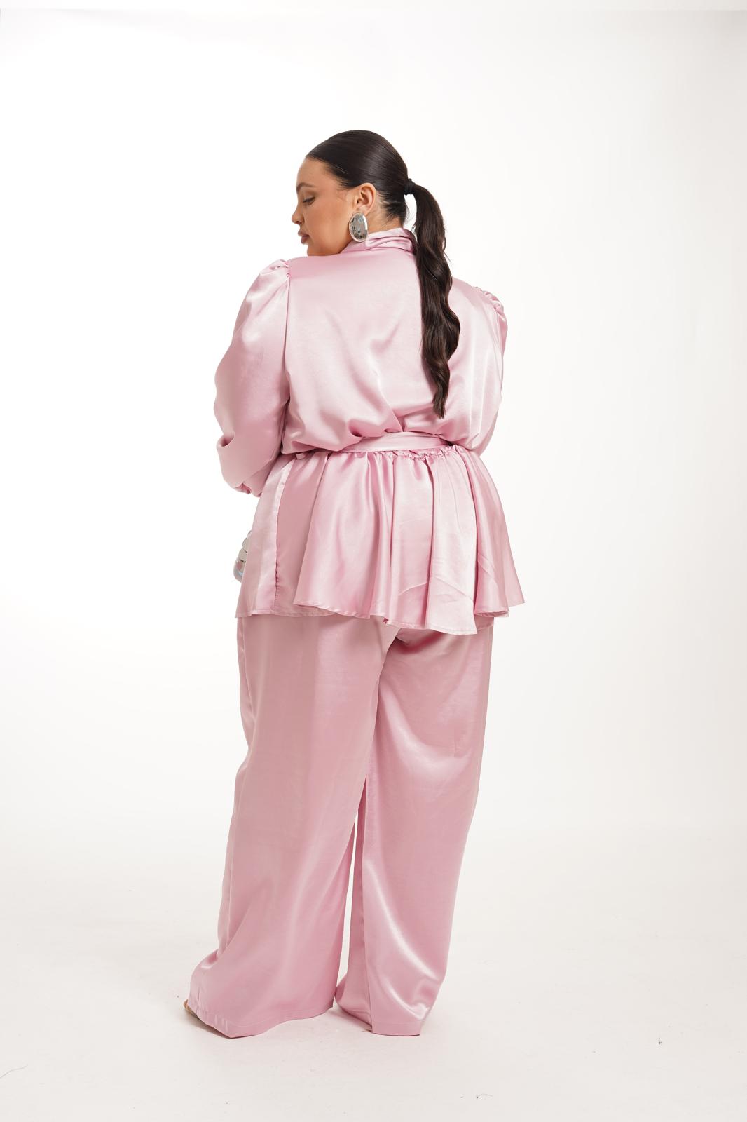 Tailleur In Raso Venice Rosa