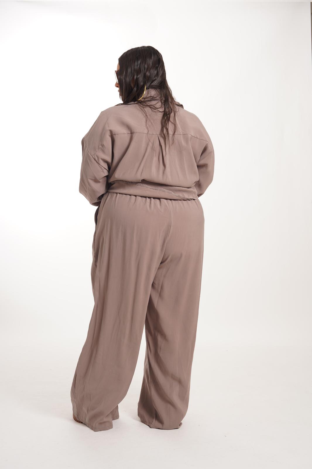 Coordinato Rihanna Tortora