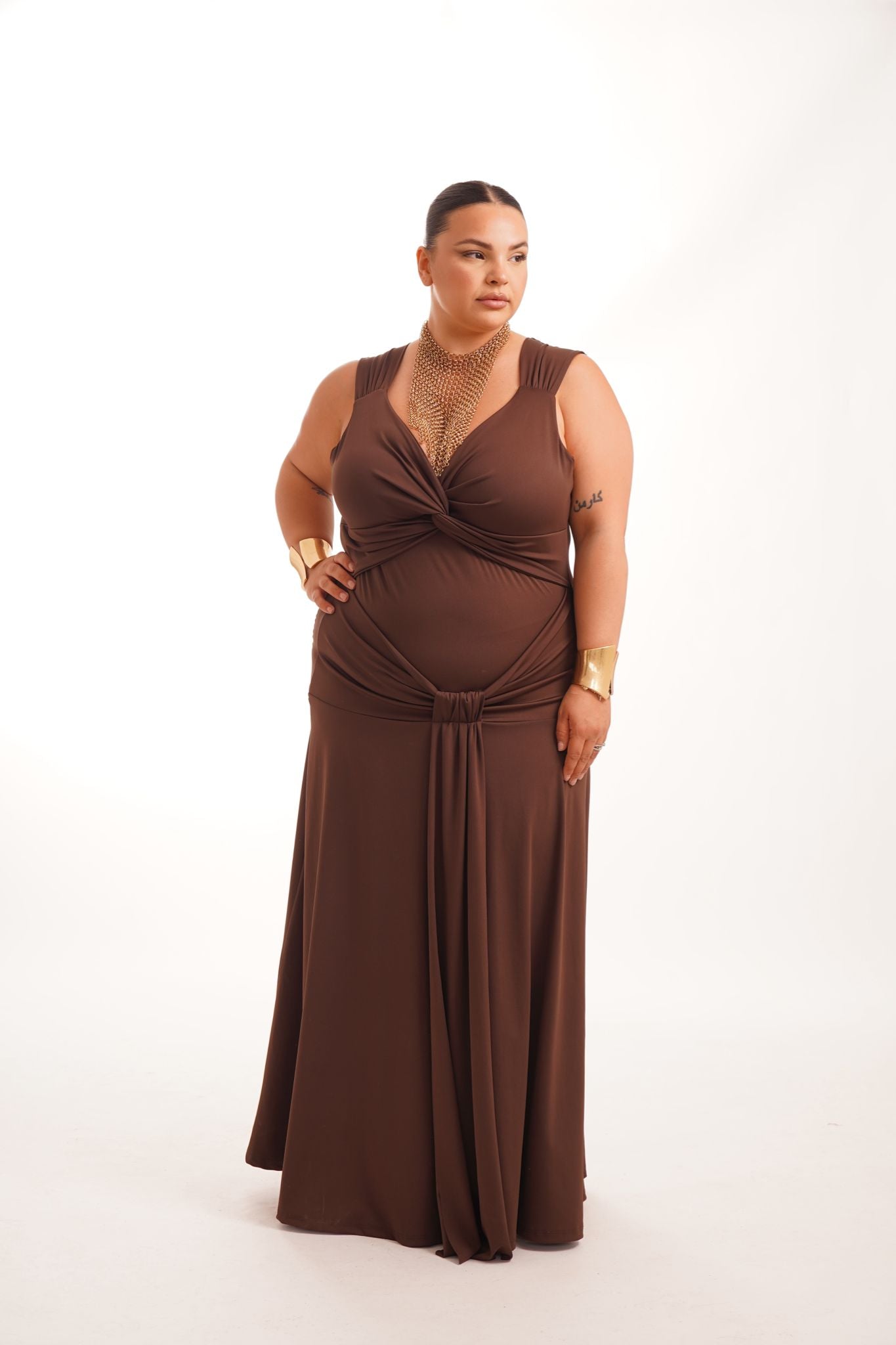 Dress Camy Marrone