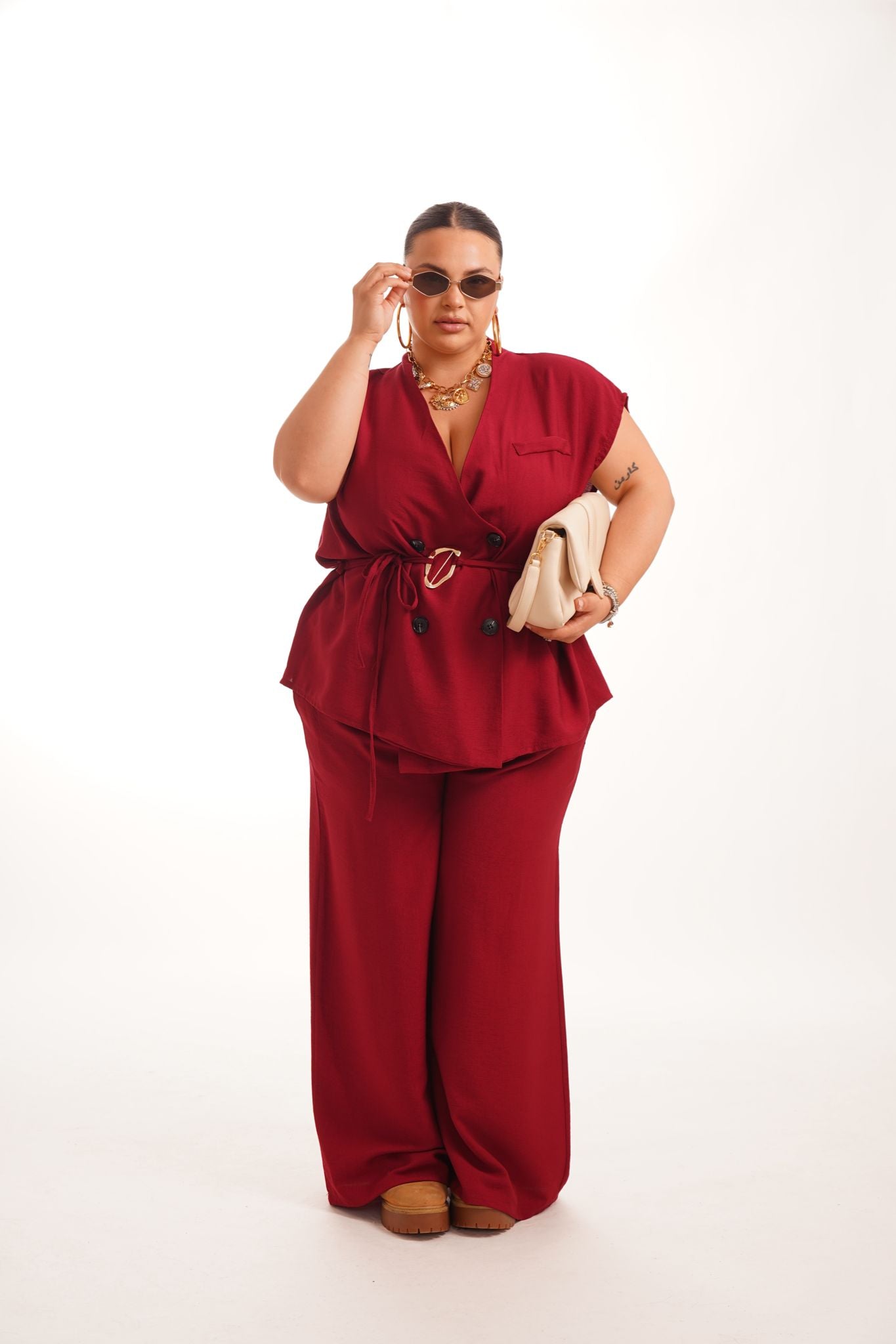 Coordinato Accessorio Bordeaux