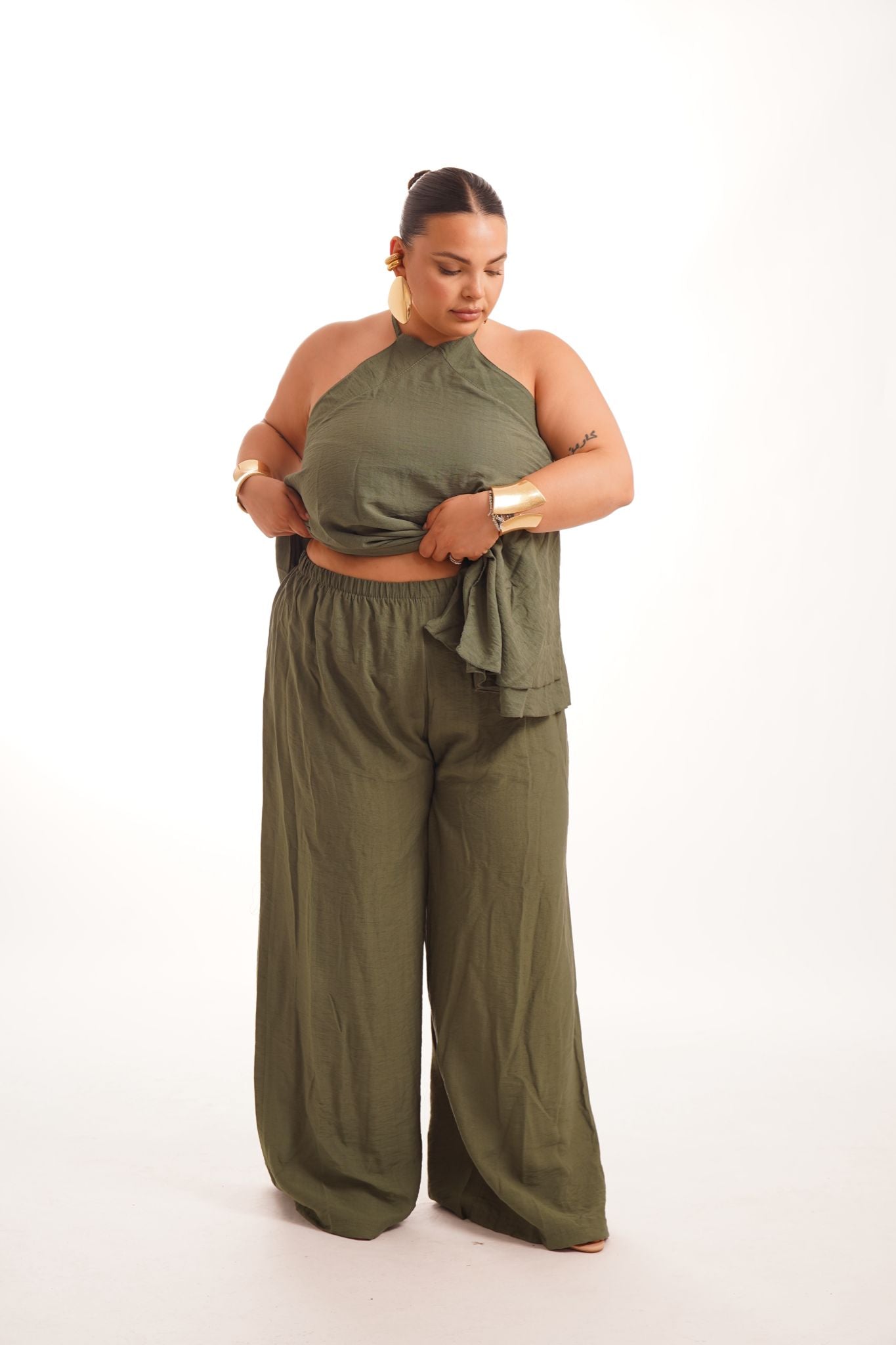 Coordinato Sofy Verde Militare