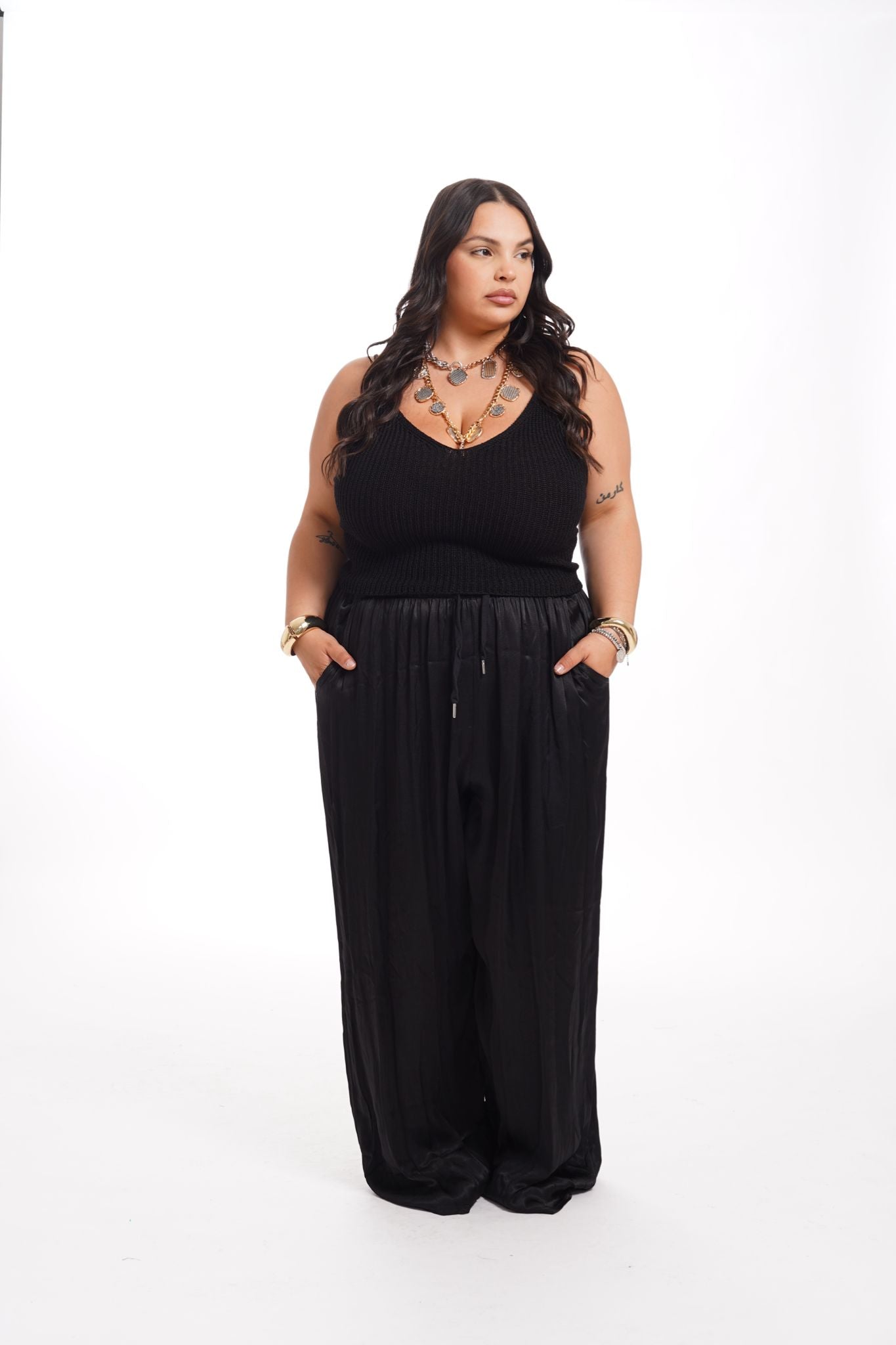 Pantalone Satine Nero