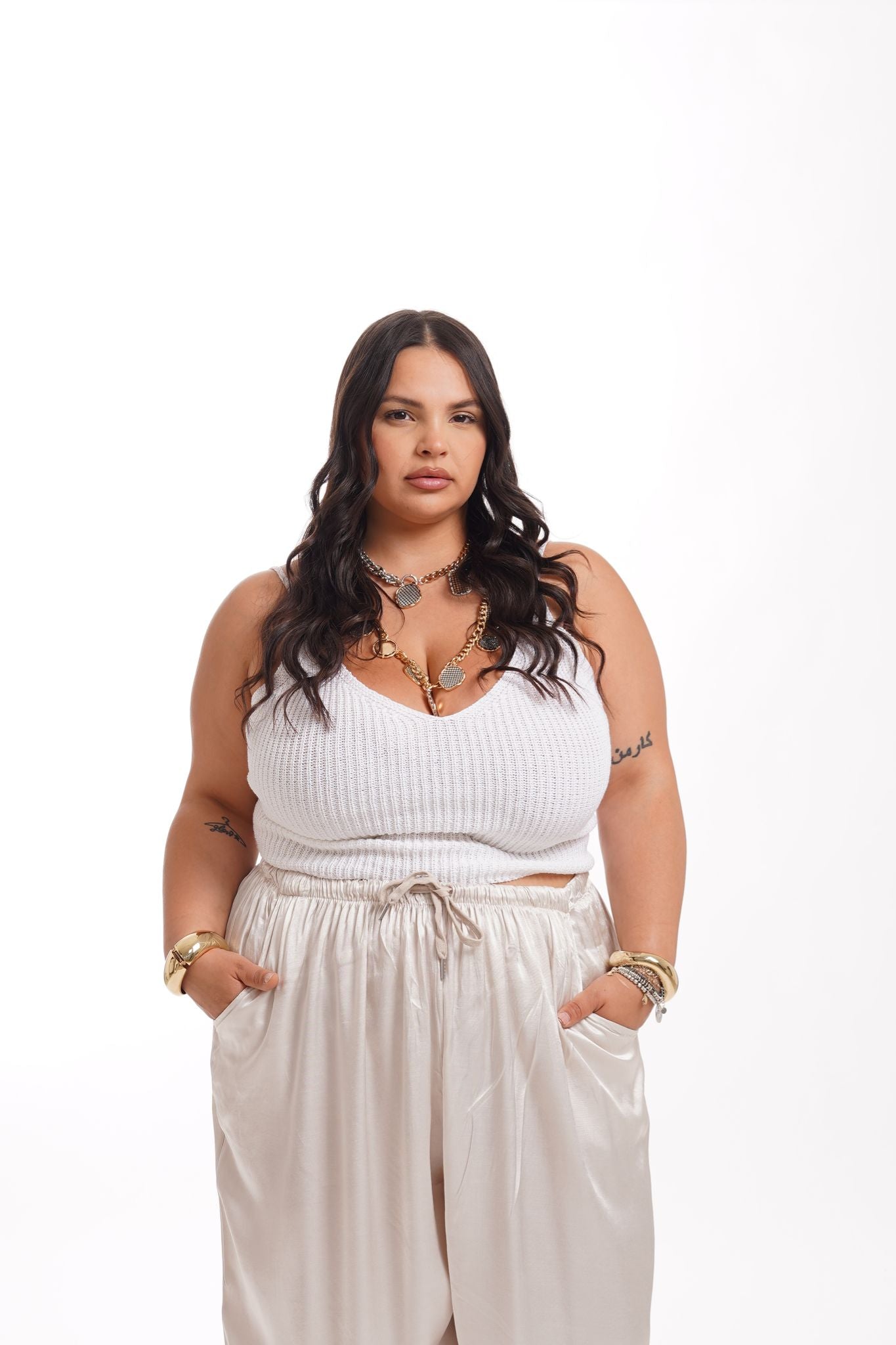 Top In Filo Bianco