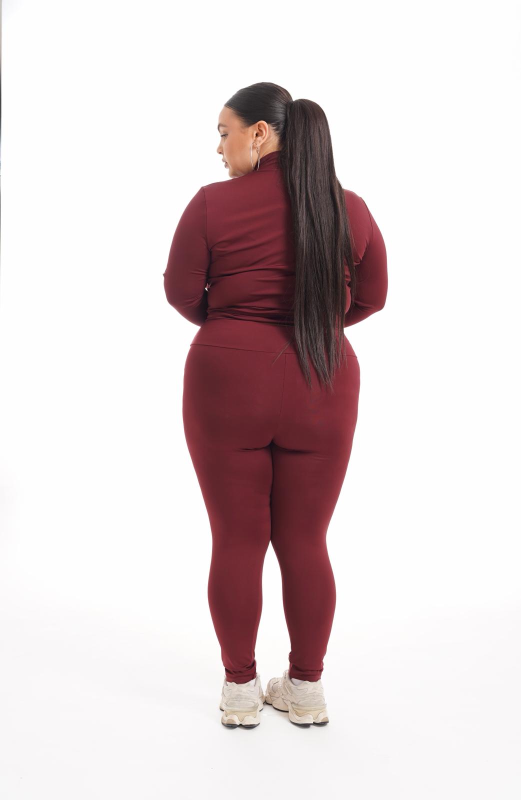 Leggings Studio Bordeaux