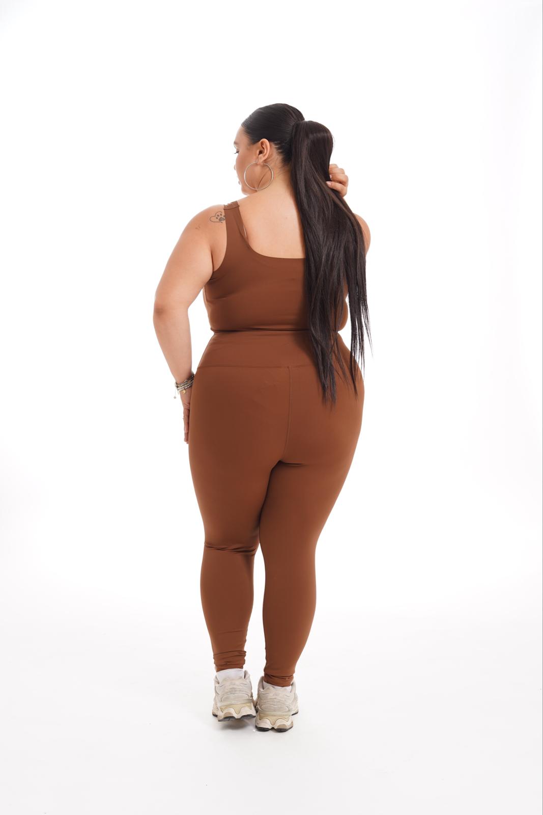 Leggings Dafne Marrone