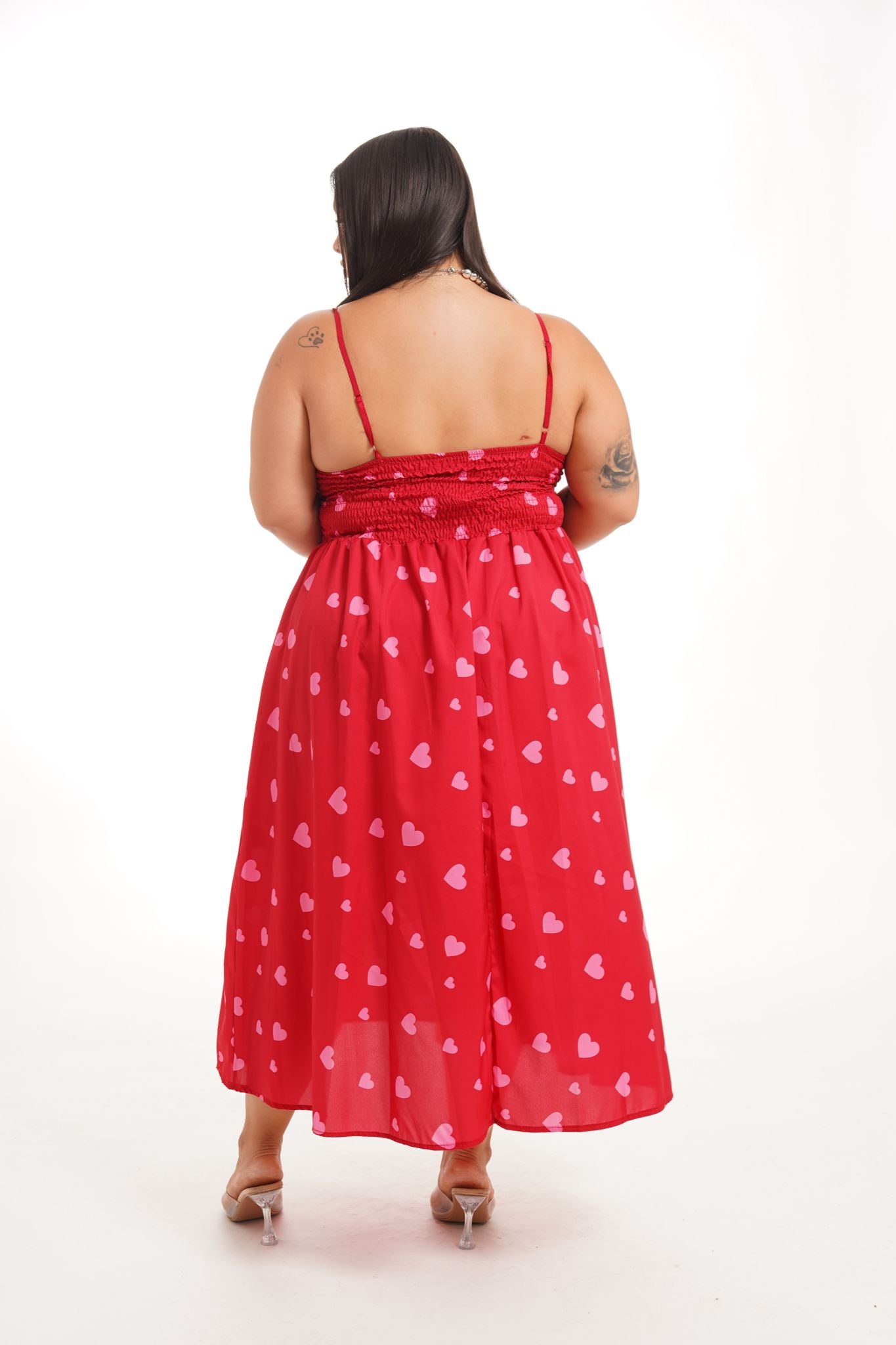 Dress Cuoricini Rosso
