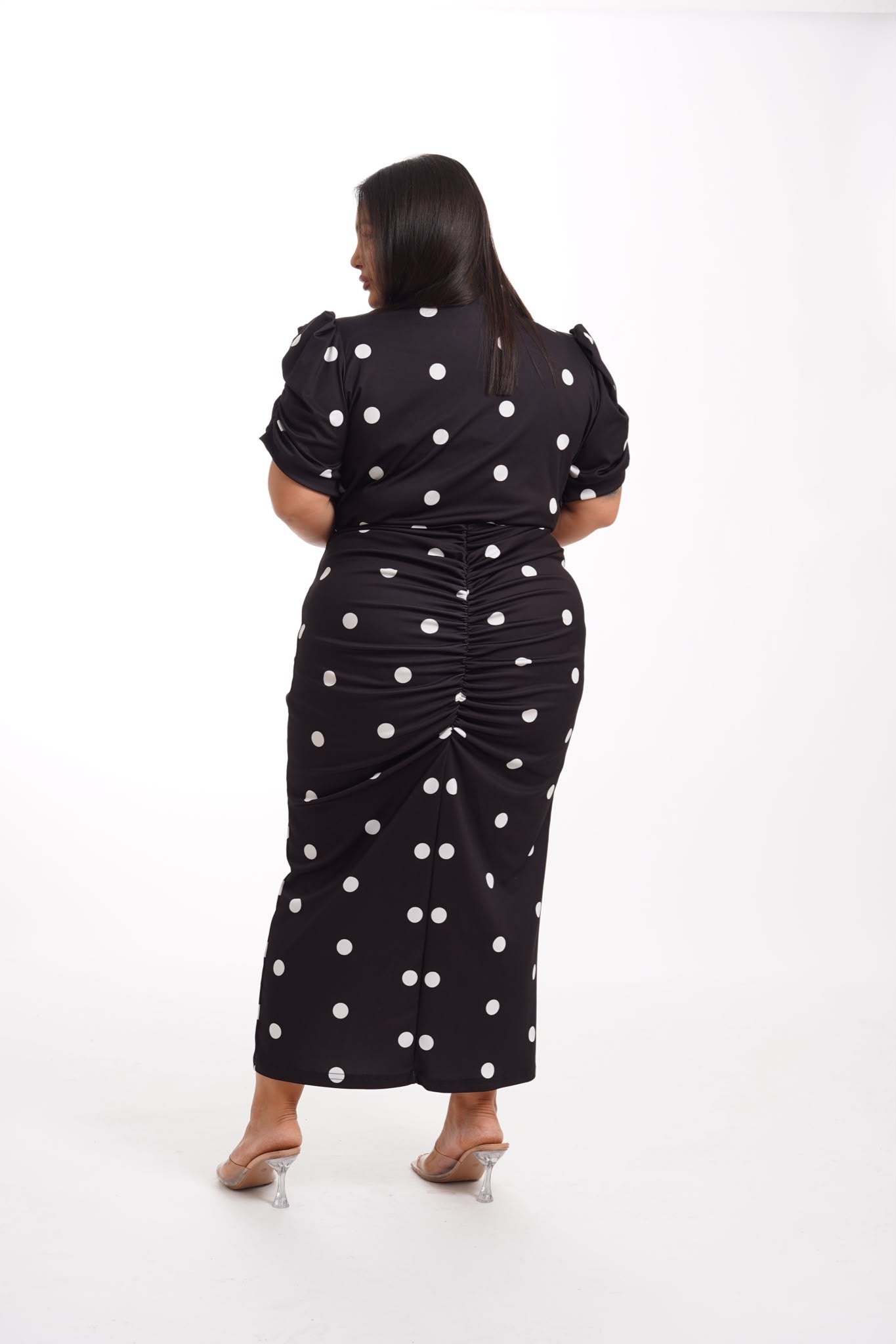 Dress A Pois Nero