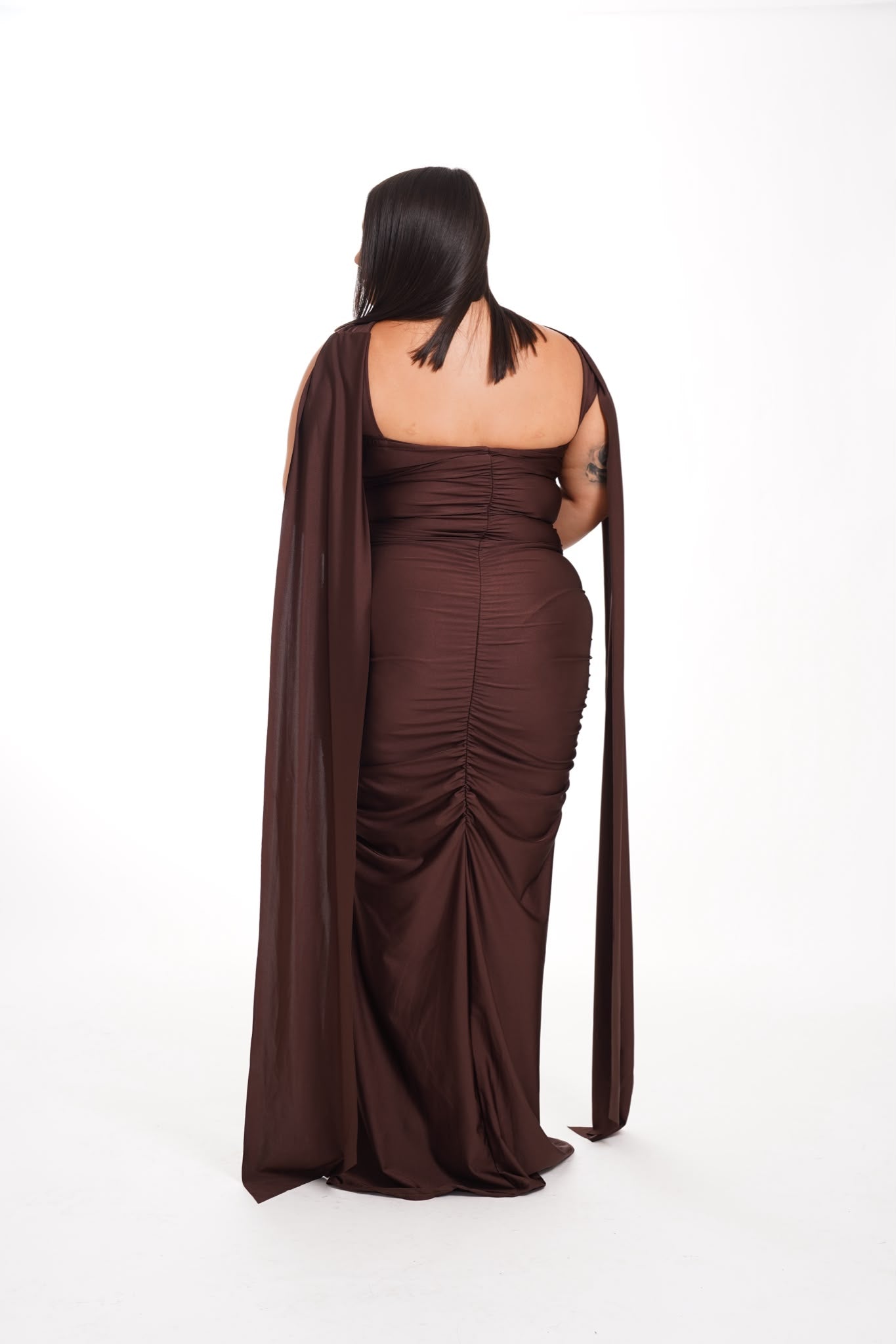 Dress Impero Marrone