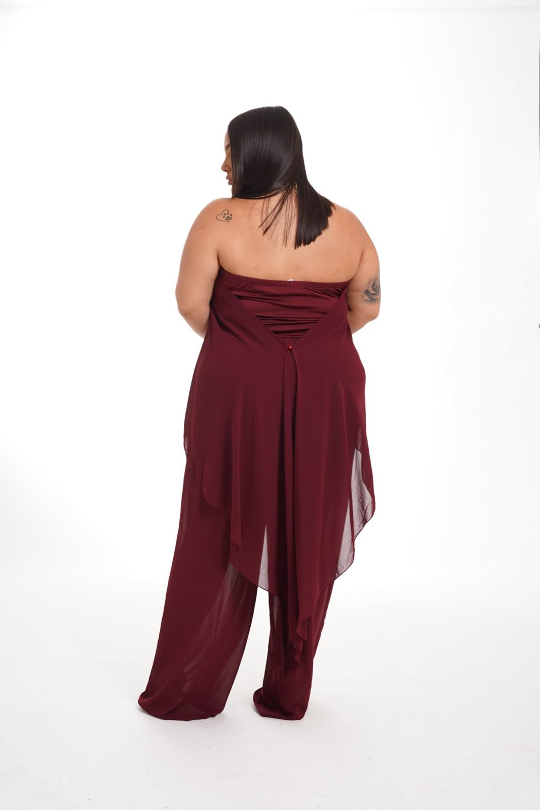 Tuta Vicky Bordeaux