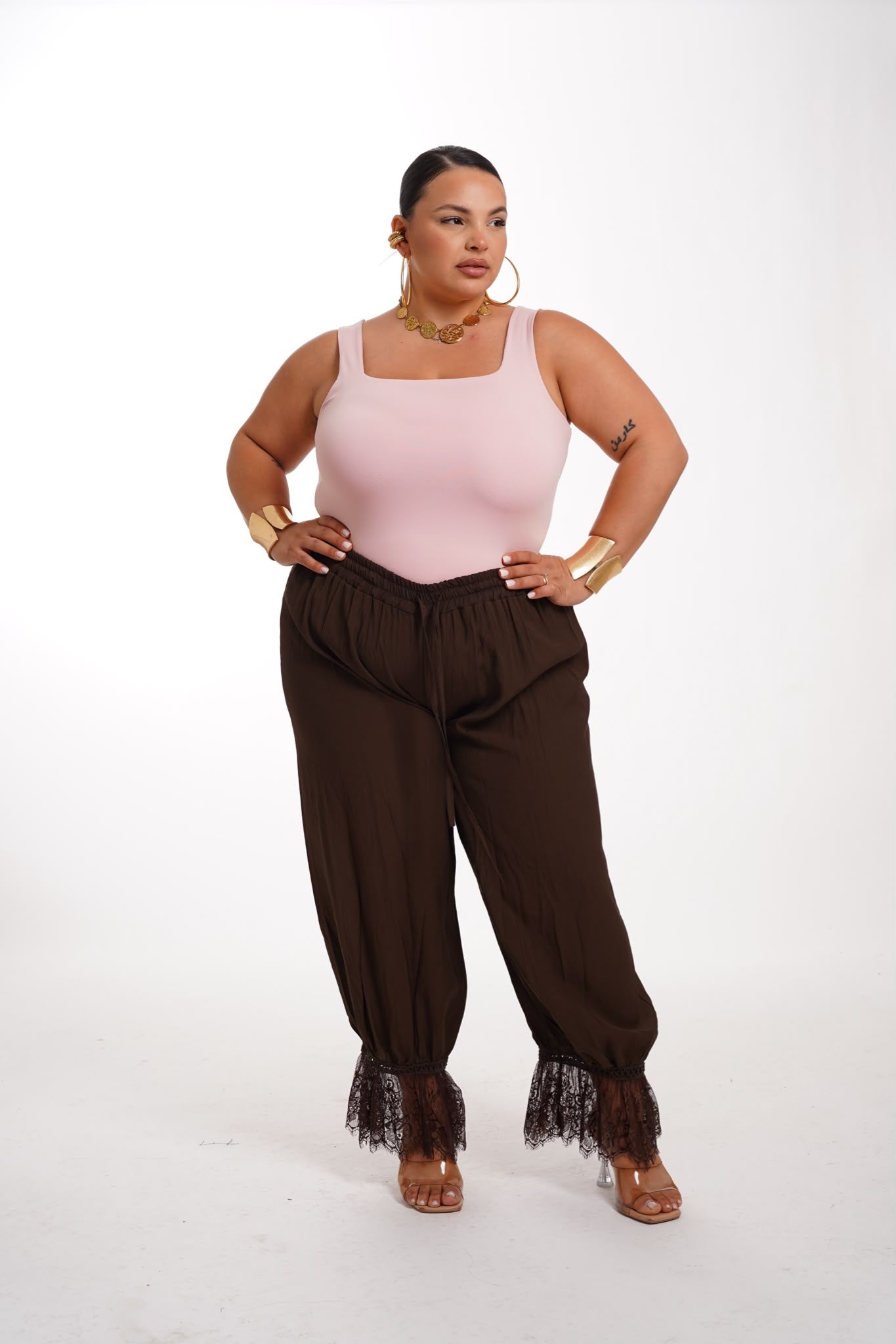 Pantalone Easy Pizzo Marrone