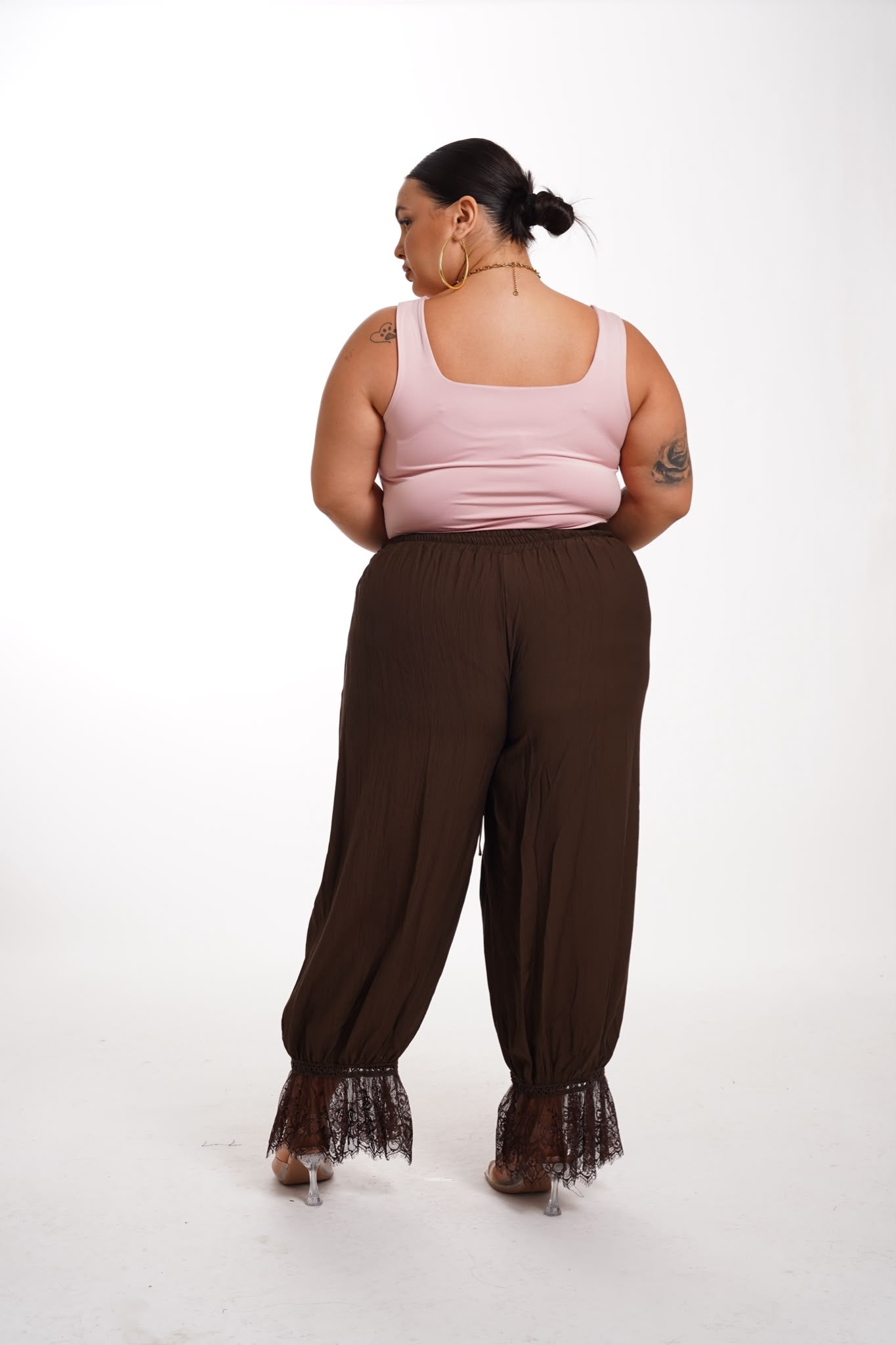 Pantalone Easy Pizzo Marrone
