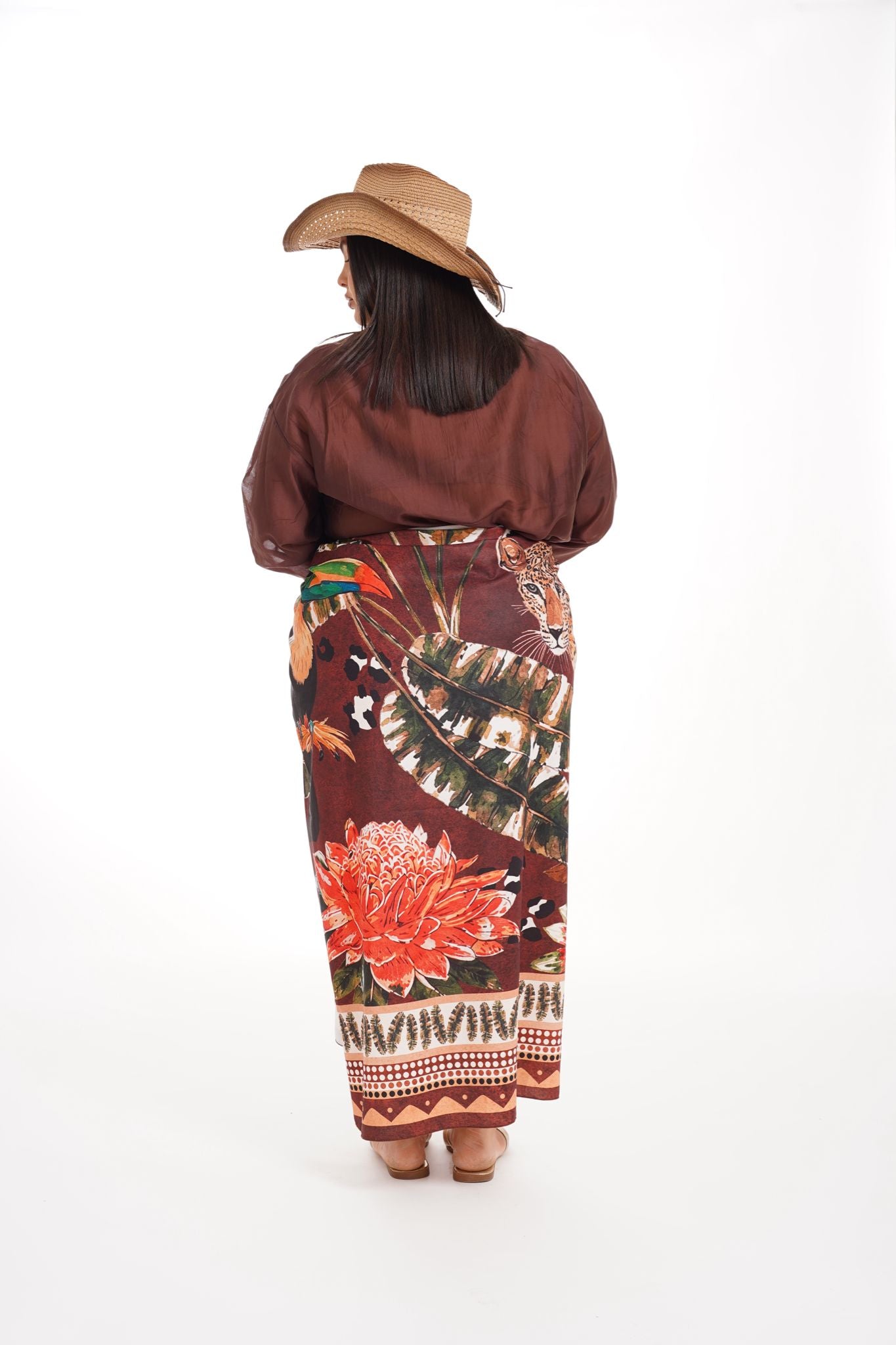 Pareo Amazzonia Marrone