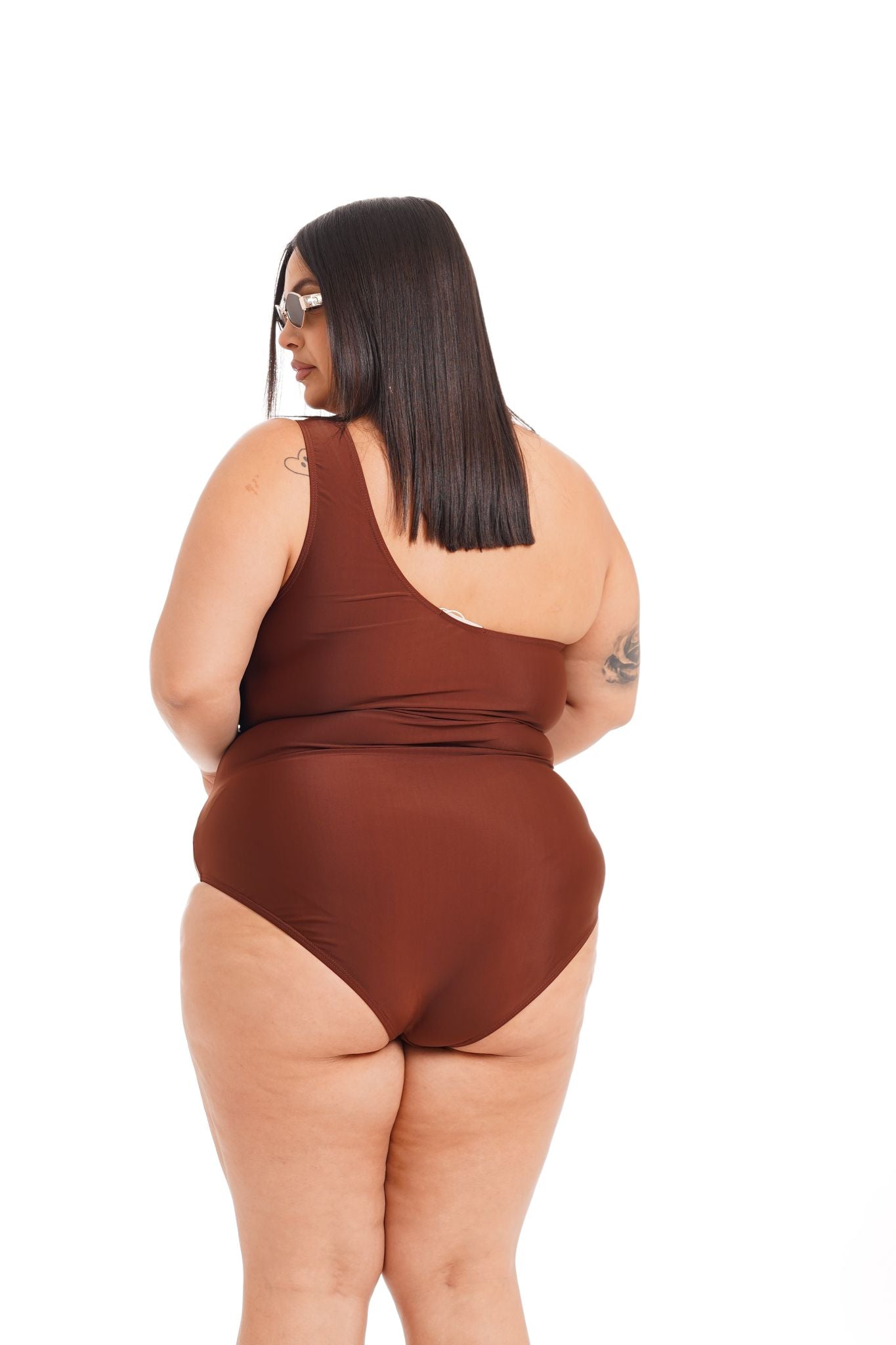 Costume Interi Rose Gold Marrone