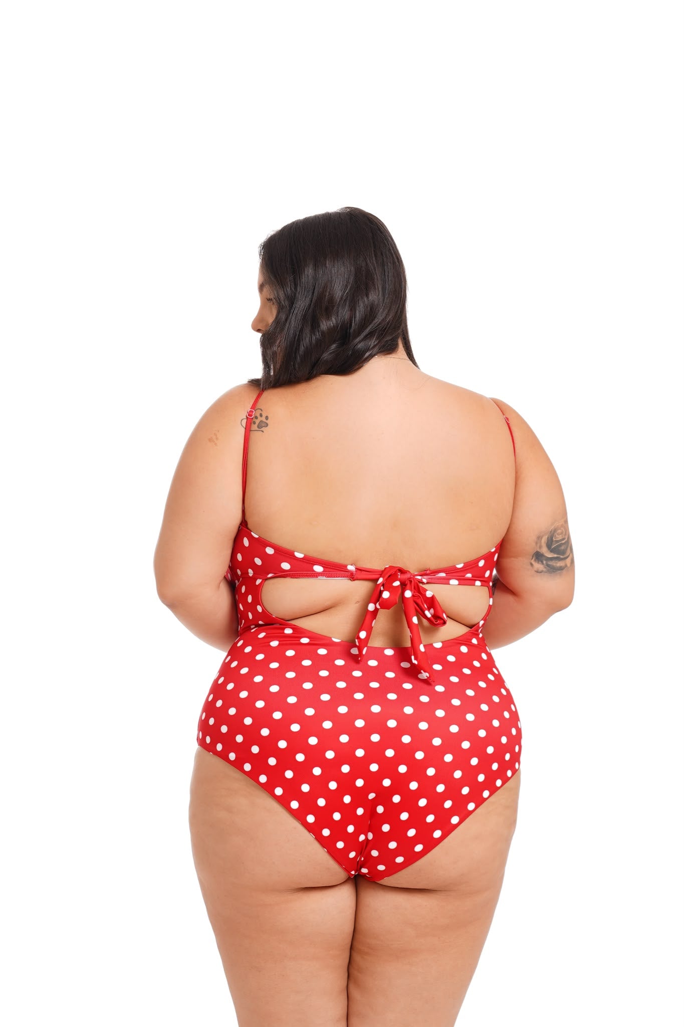 Costume Nizza Pois Rosso