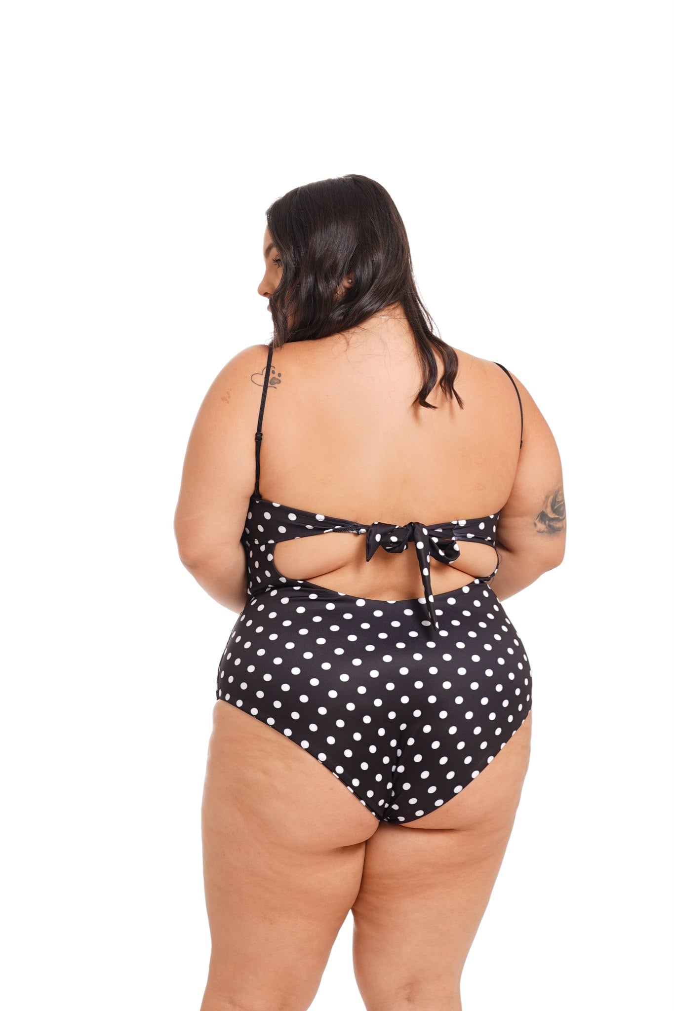 Costume Nizza Pois Nero