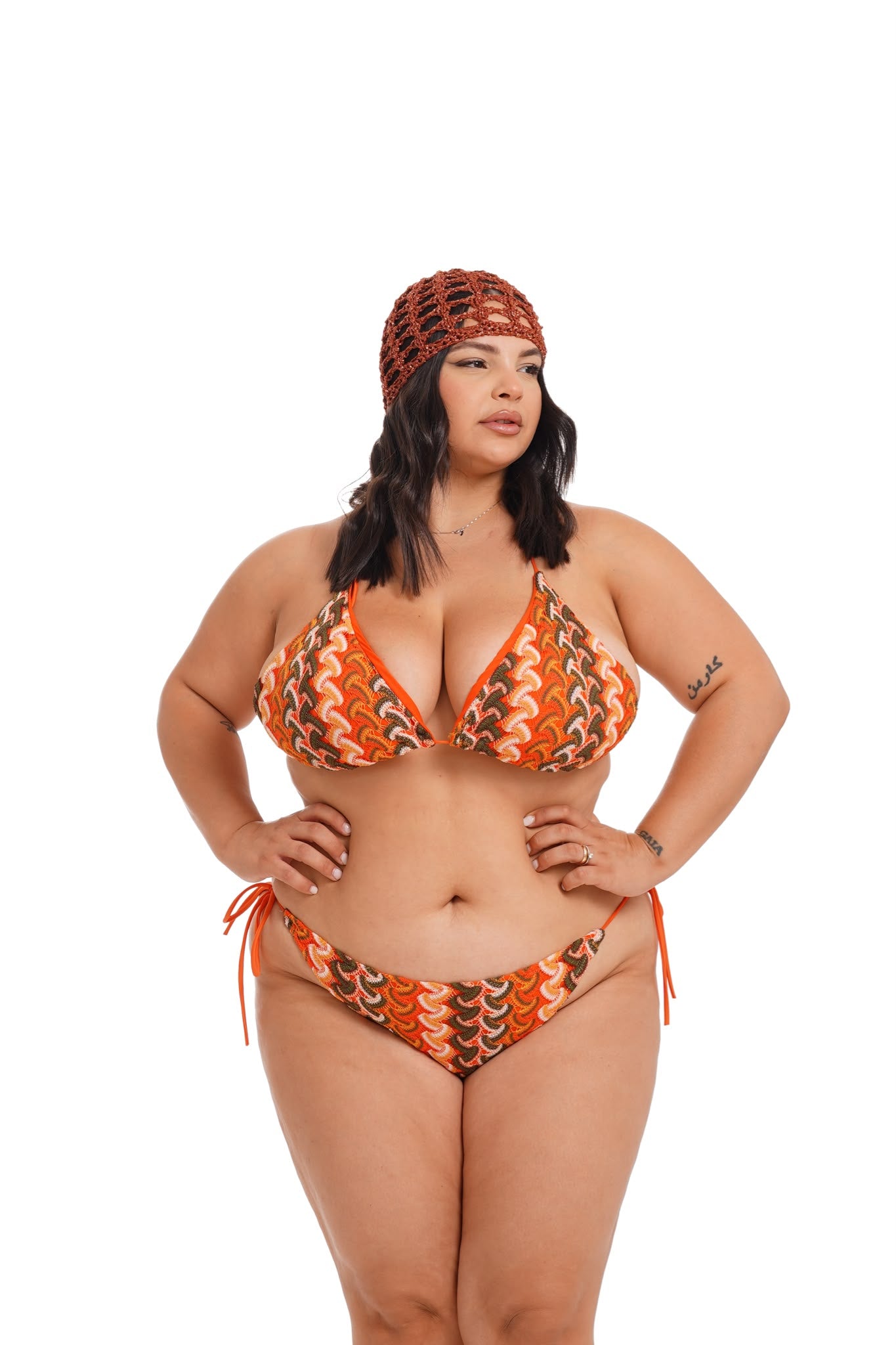 Costume+Copricostume Tramonto Arancio
