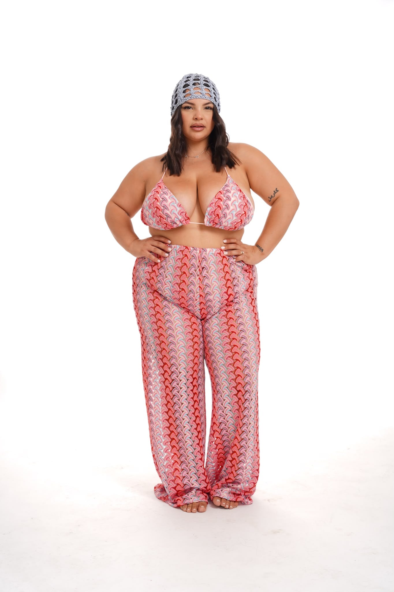 Costume+Copricostume Tramonto Rosa