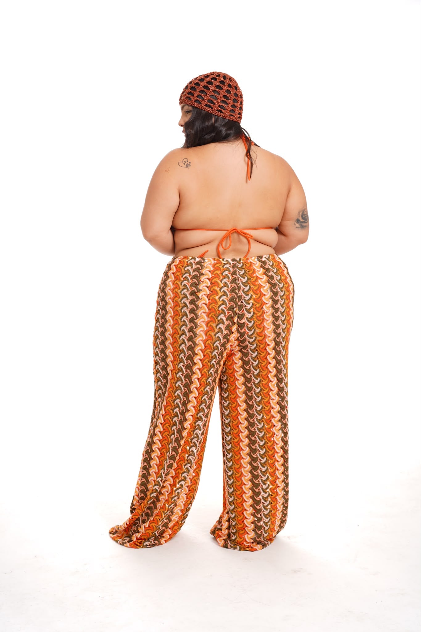 Costume+Copricostume Tramonto Arancio