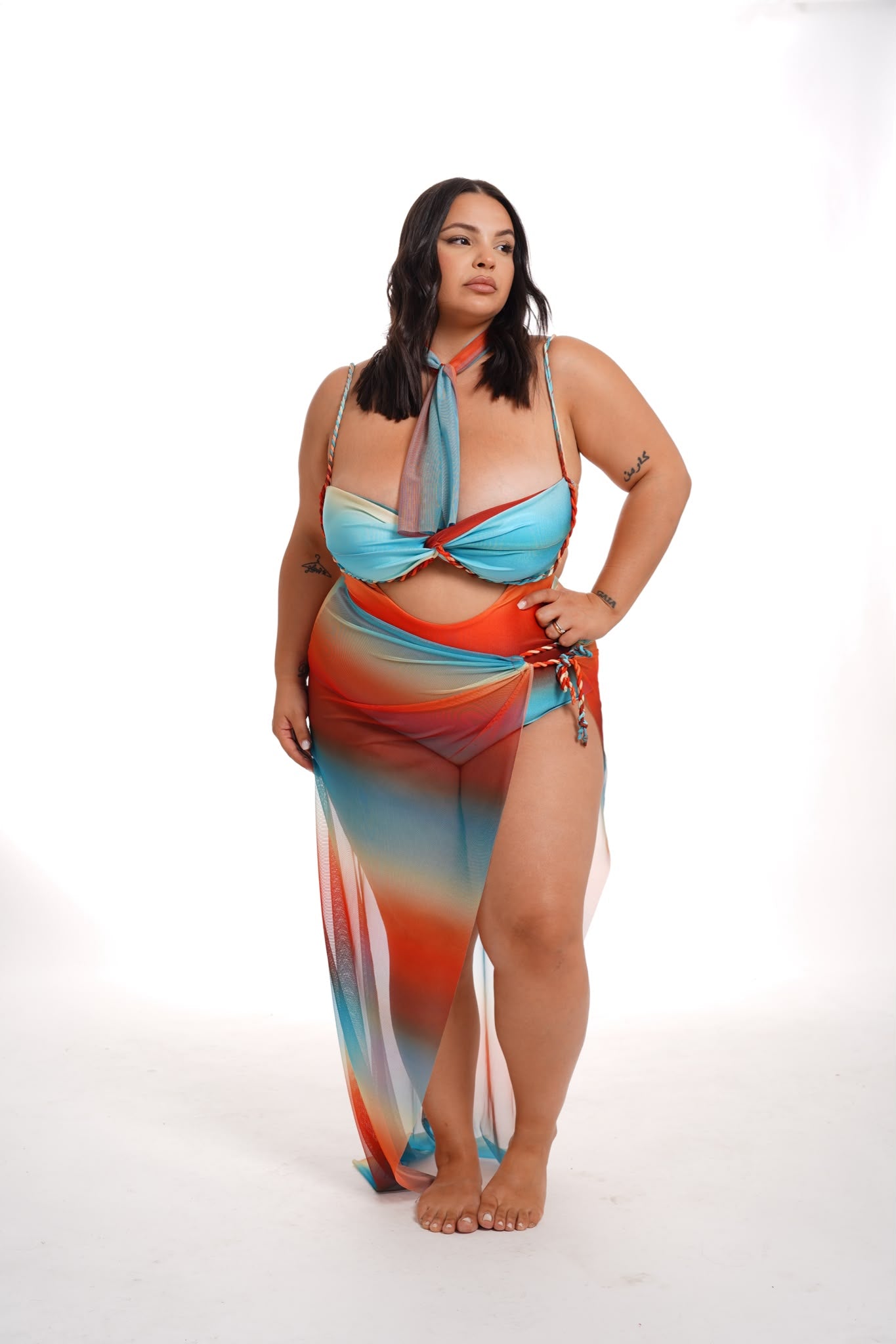 Costume 3 pezzi Tropez Arancio