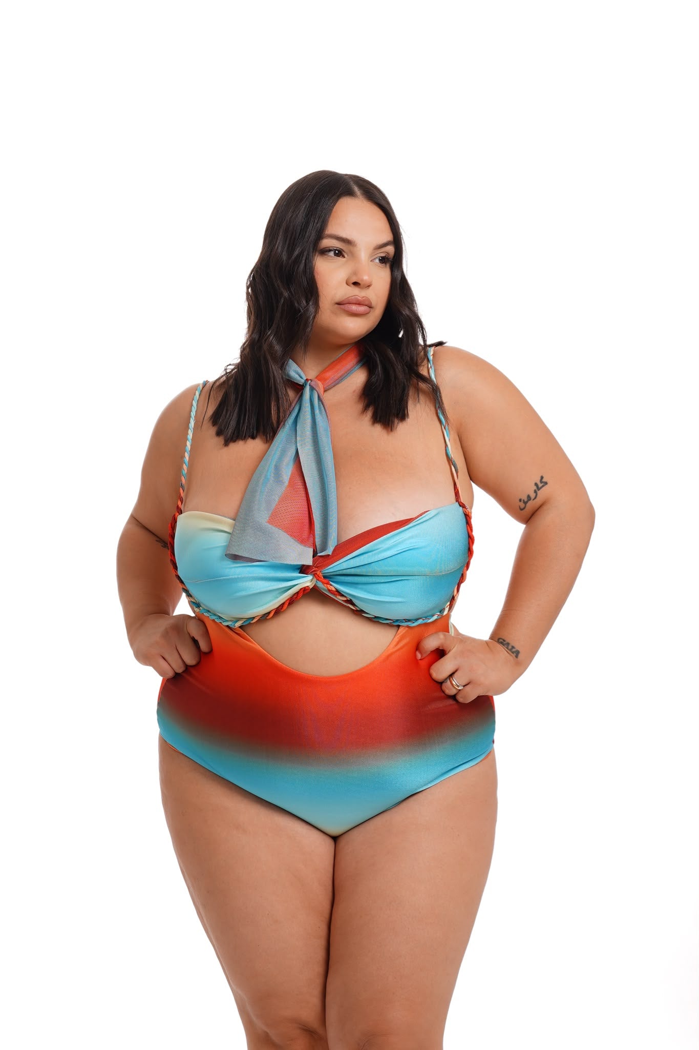 Costume 3 pezzi Tropez Arancio