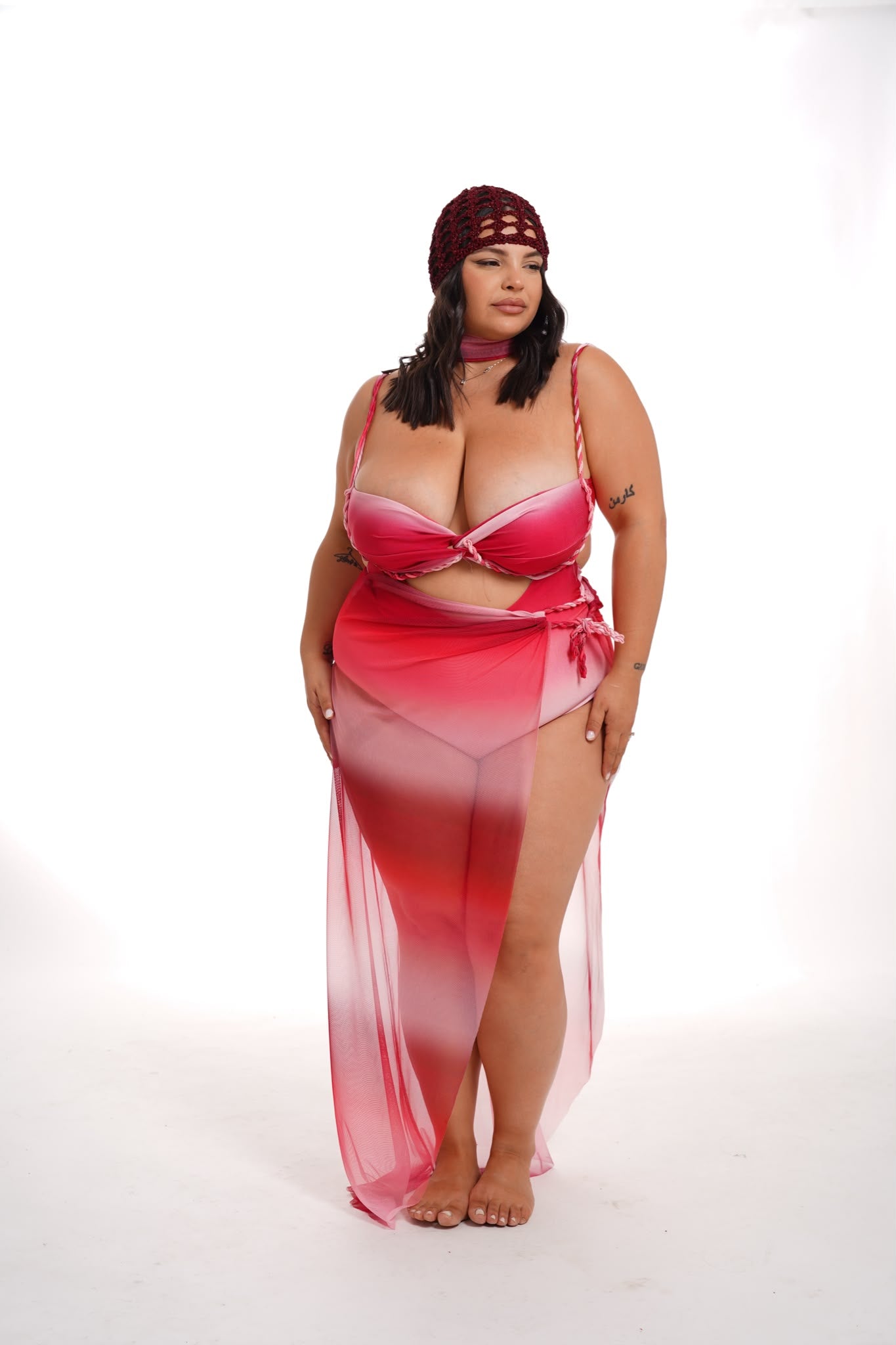 Costume 3 pezzi Tropez Rosa