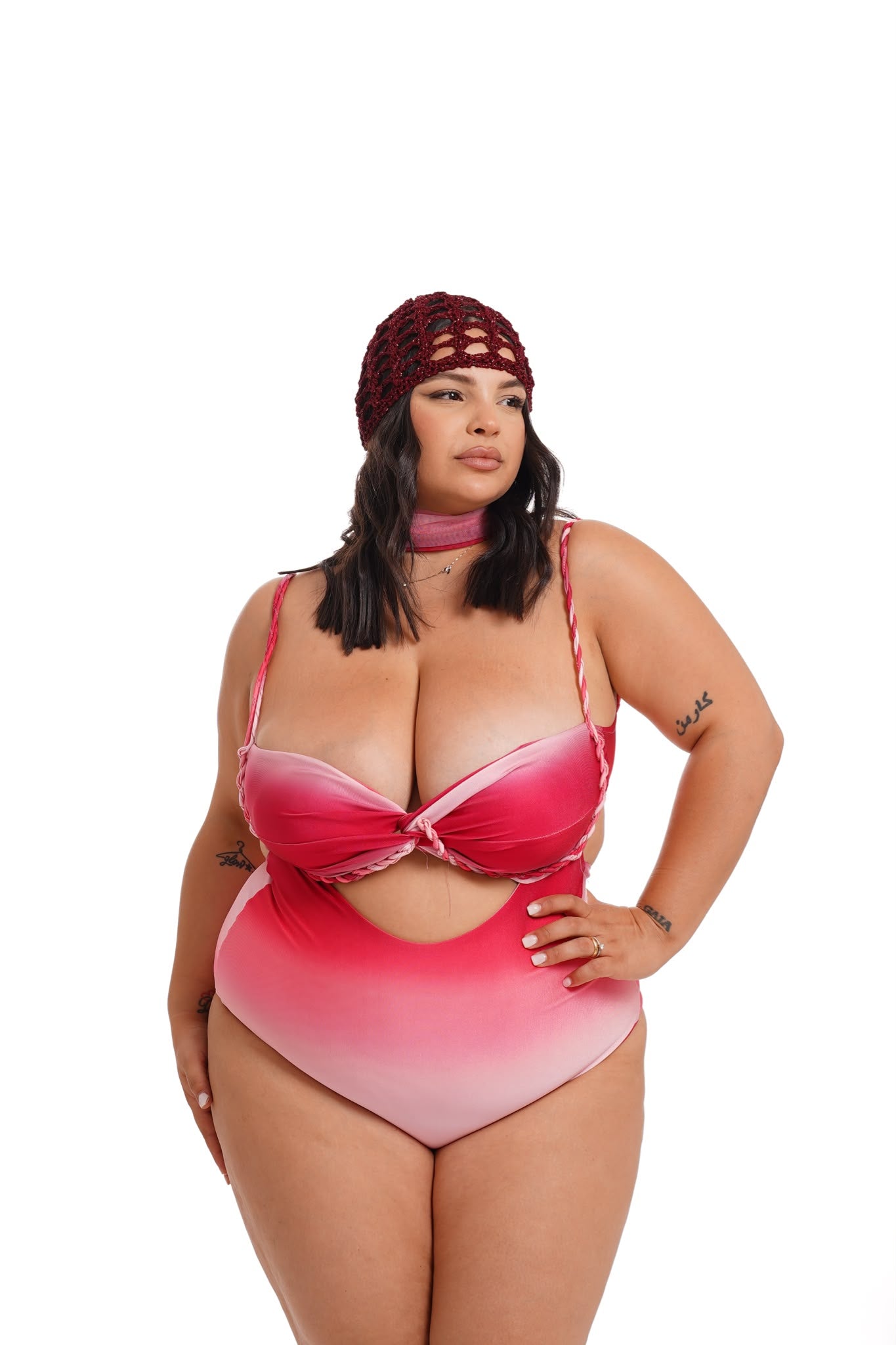 Costume 3 pezzi Tropez Rosa