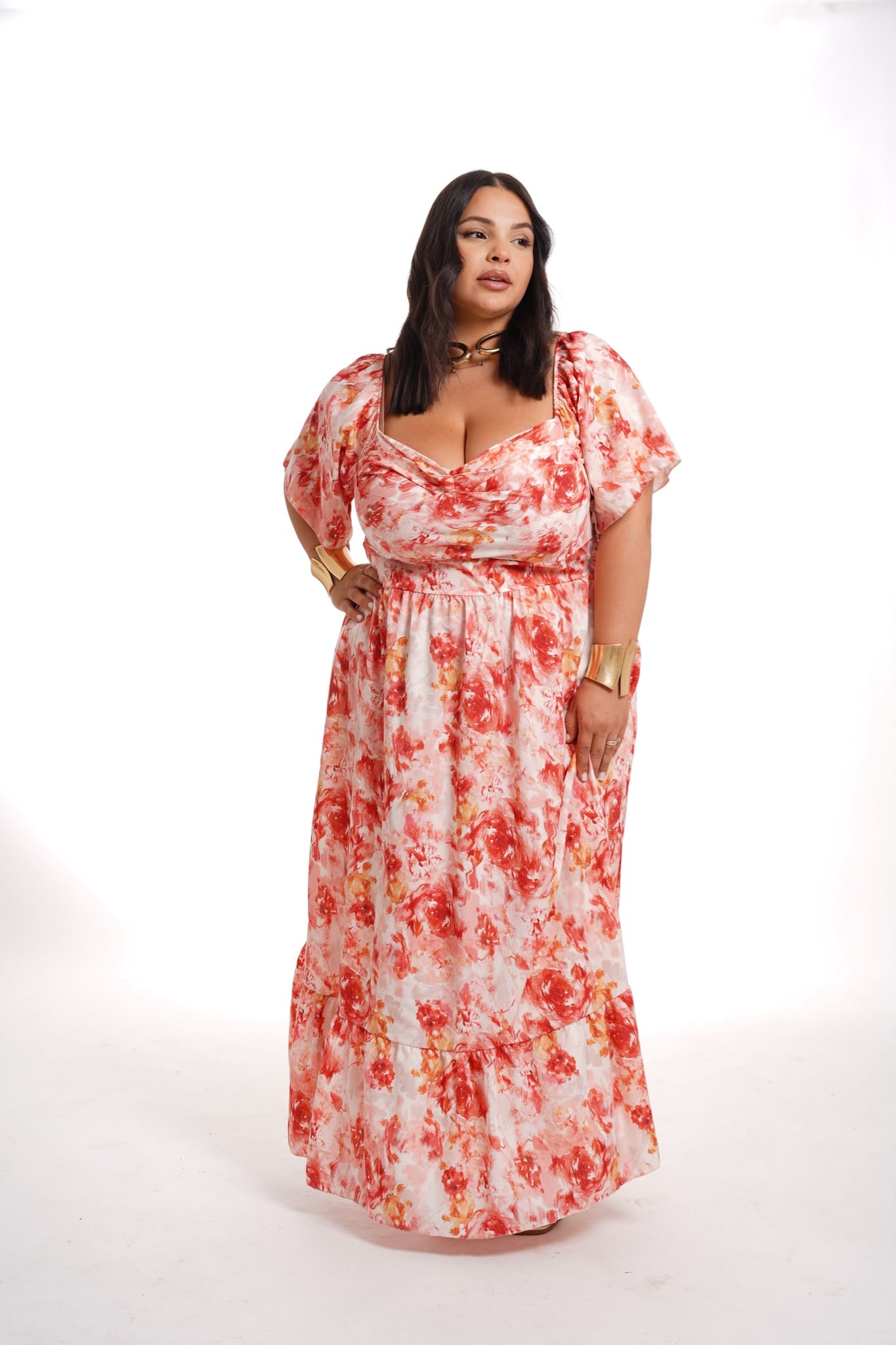 Dress Mesia Pesca