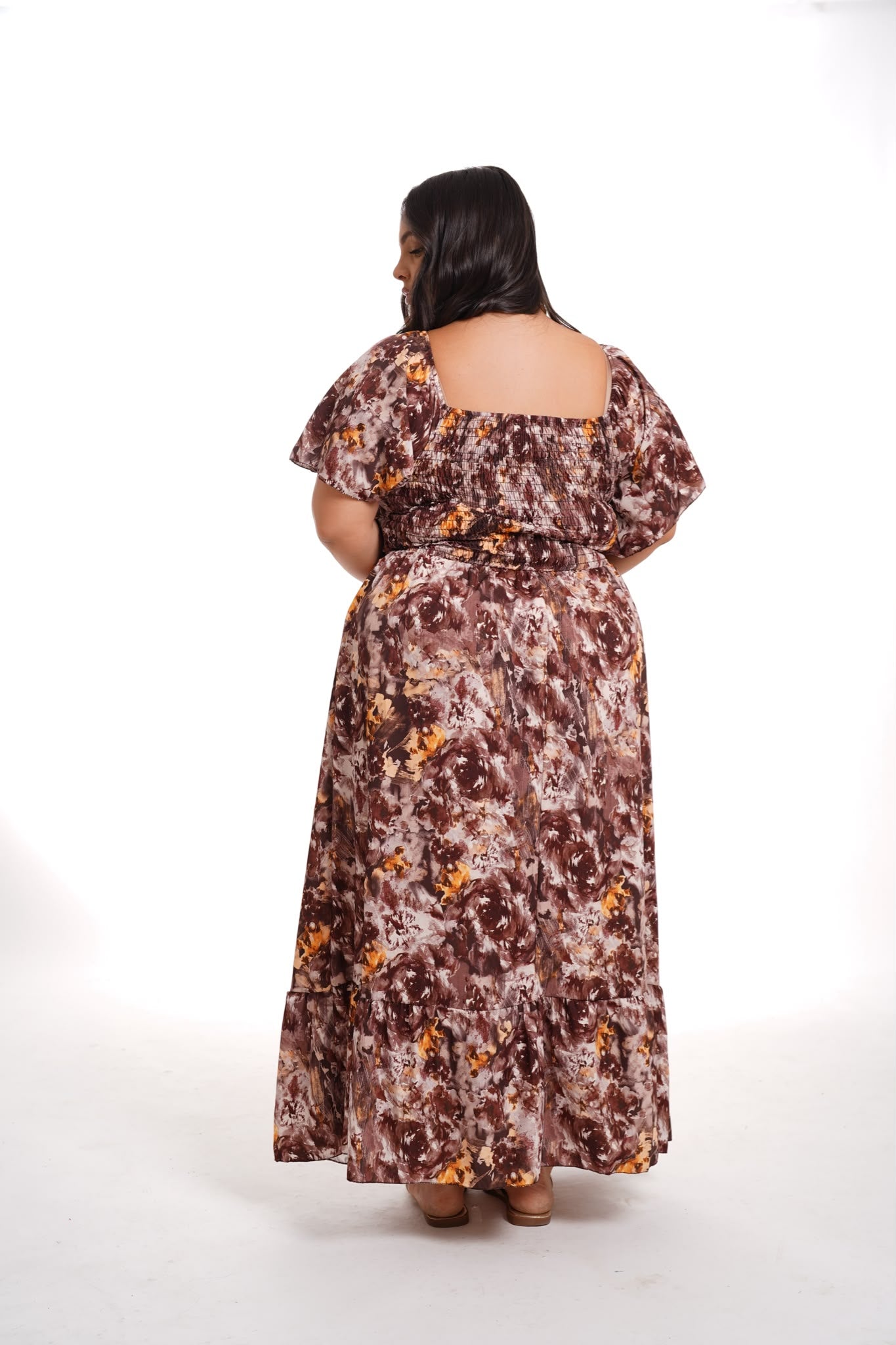 Dress Mesia Marrone