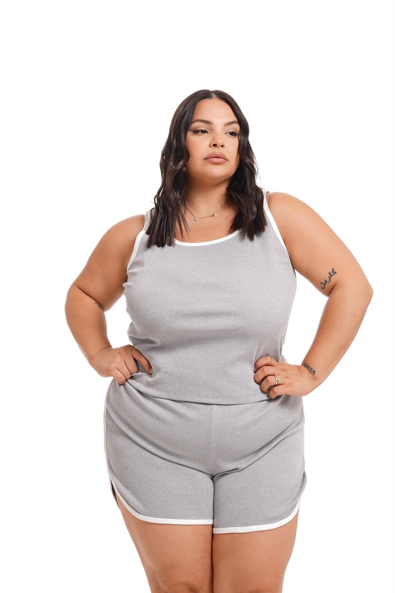Coordinato Brigitte Grigio