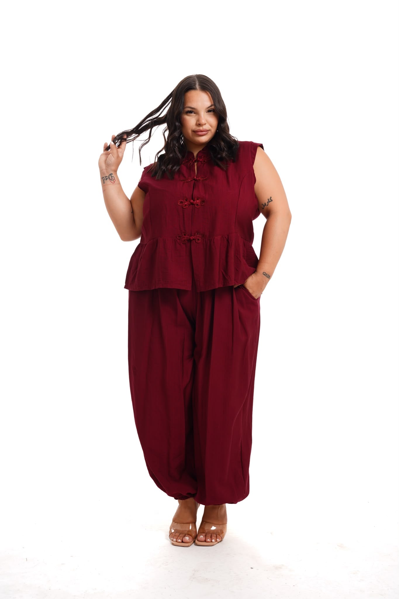 Tailleur Butterfly Bordeaux