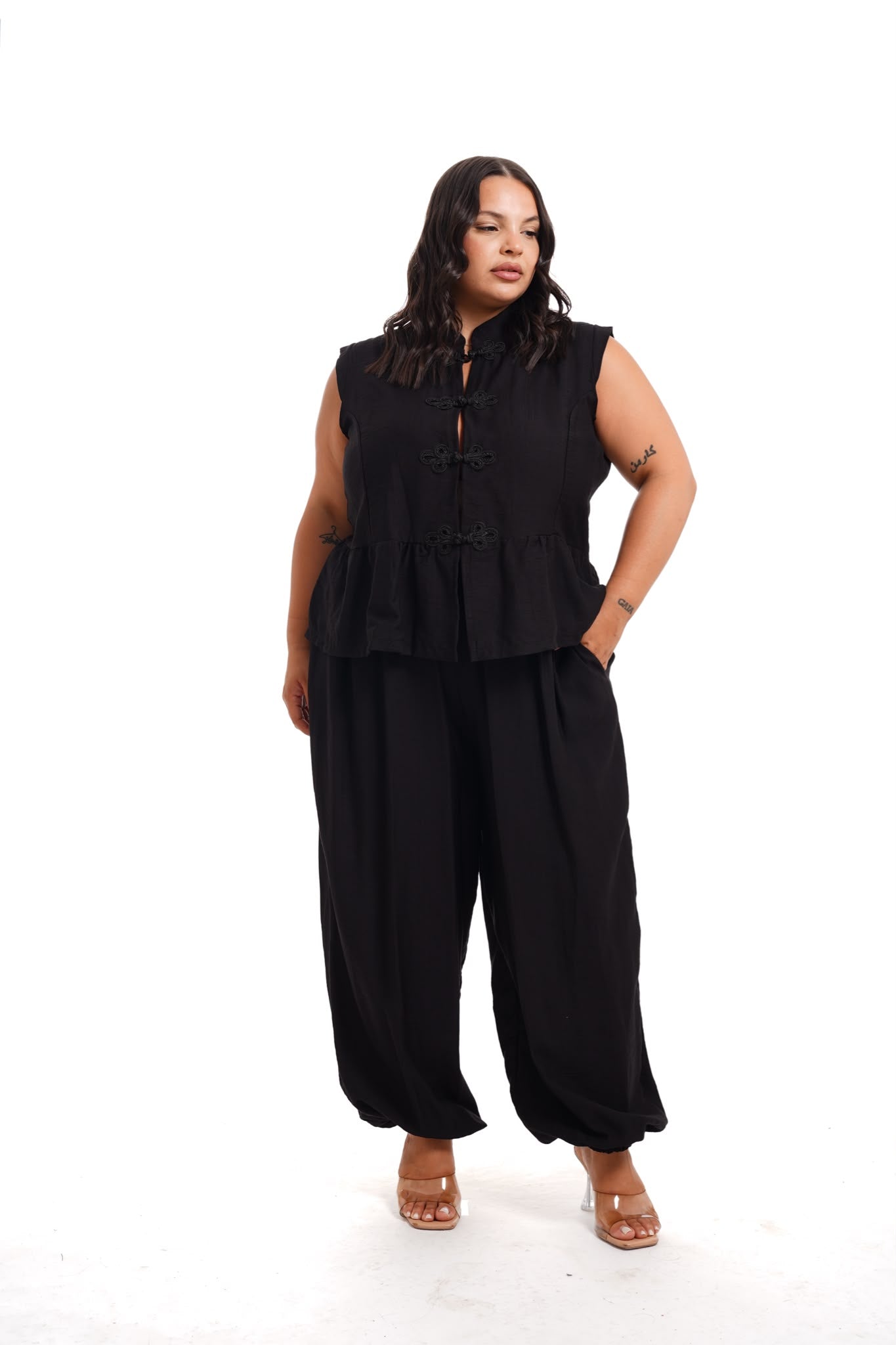 Tailleur Butterfly Nero