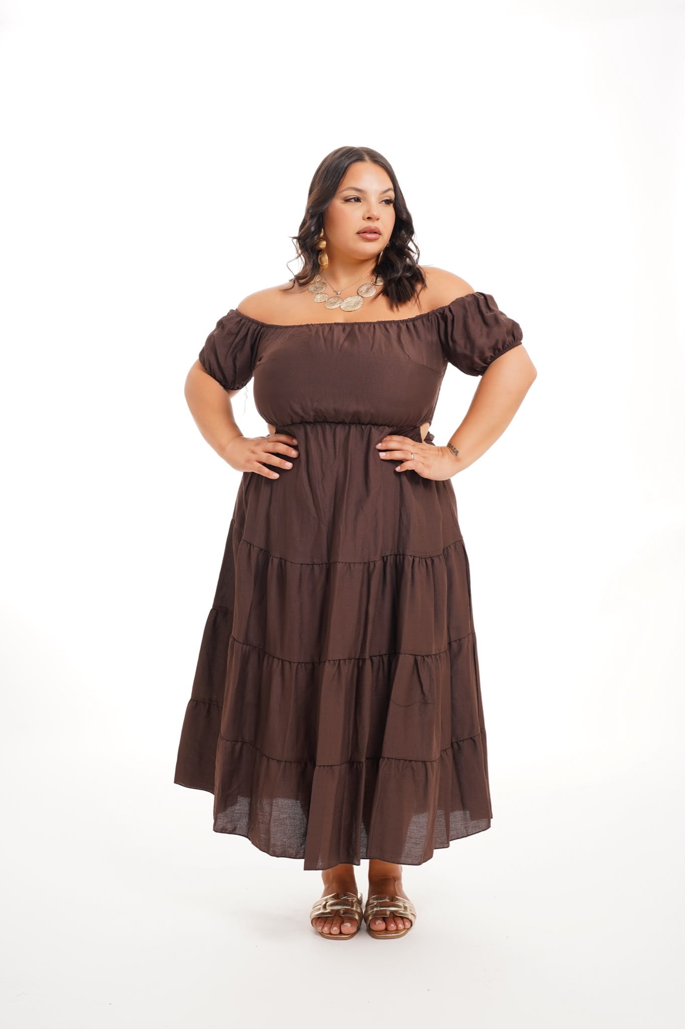 Dress Bambola Marrone