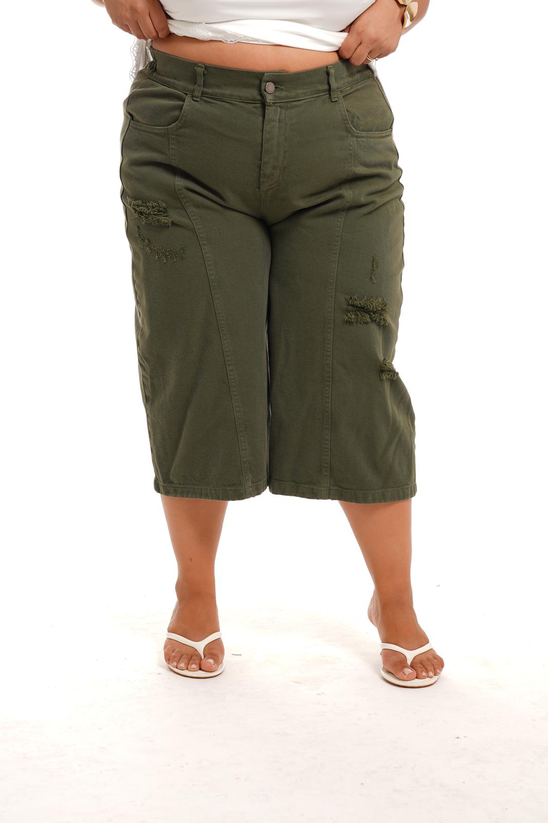 Bermuda Jeans Verde