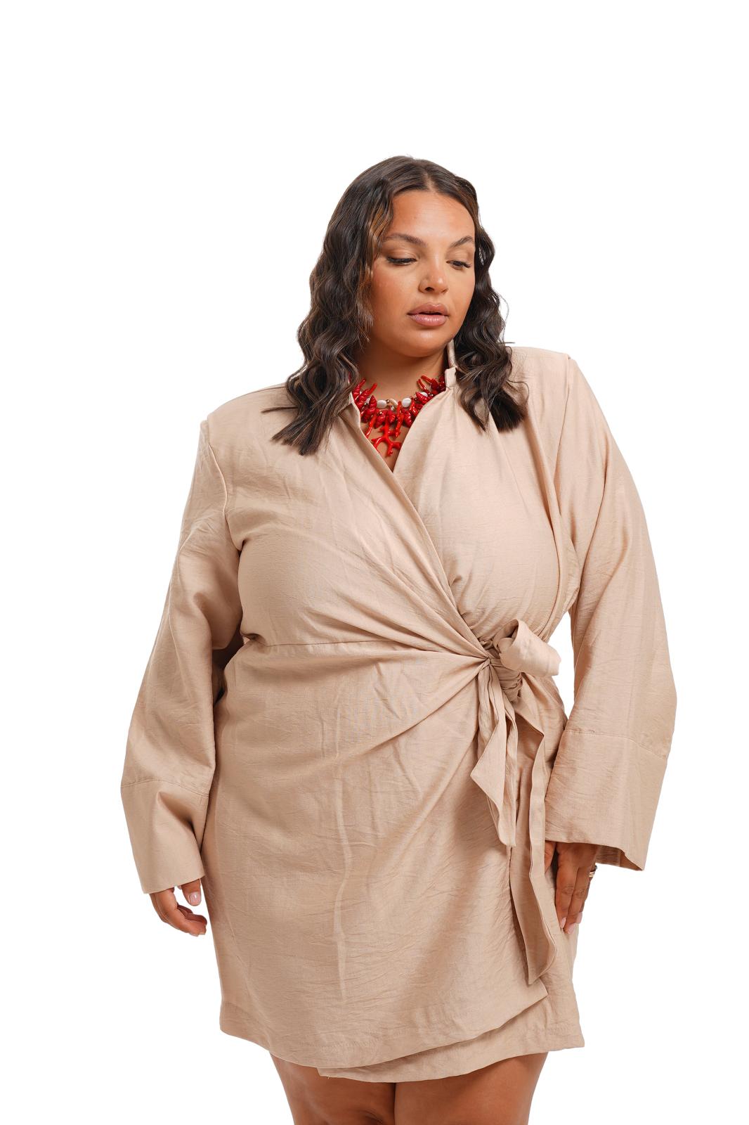 Dress Cortez Corto Beige