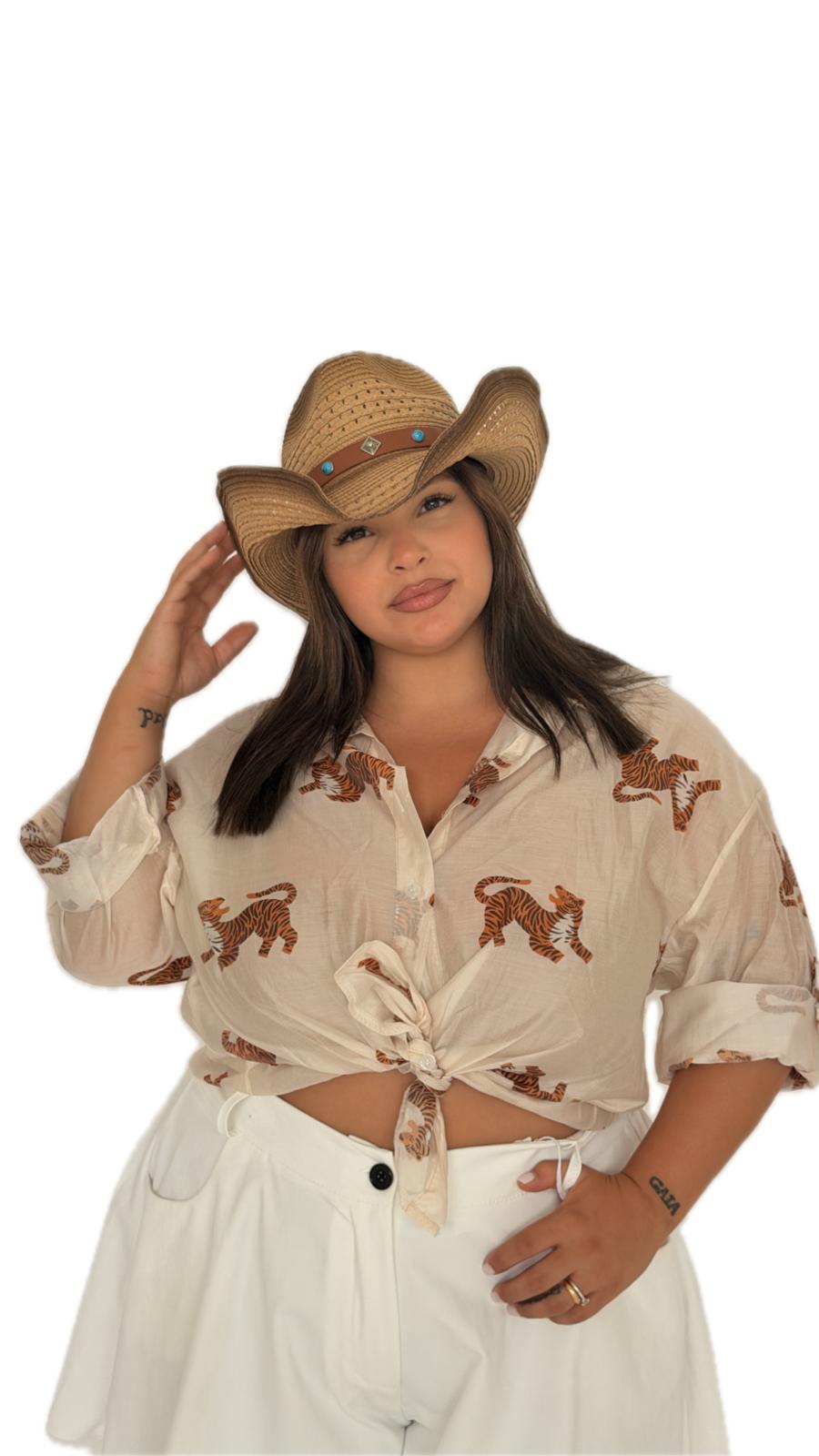 Camicia Velata Tigre
