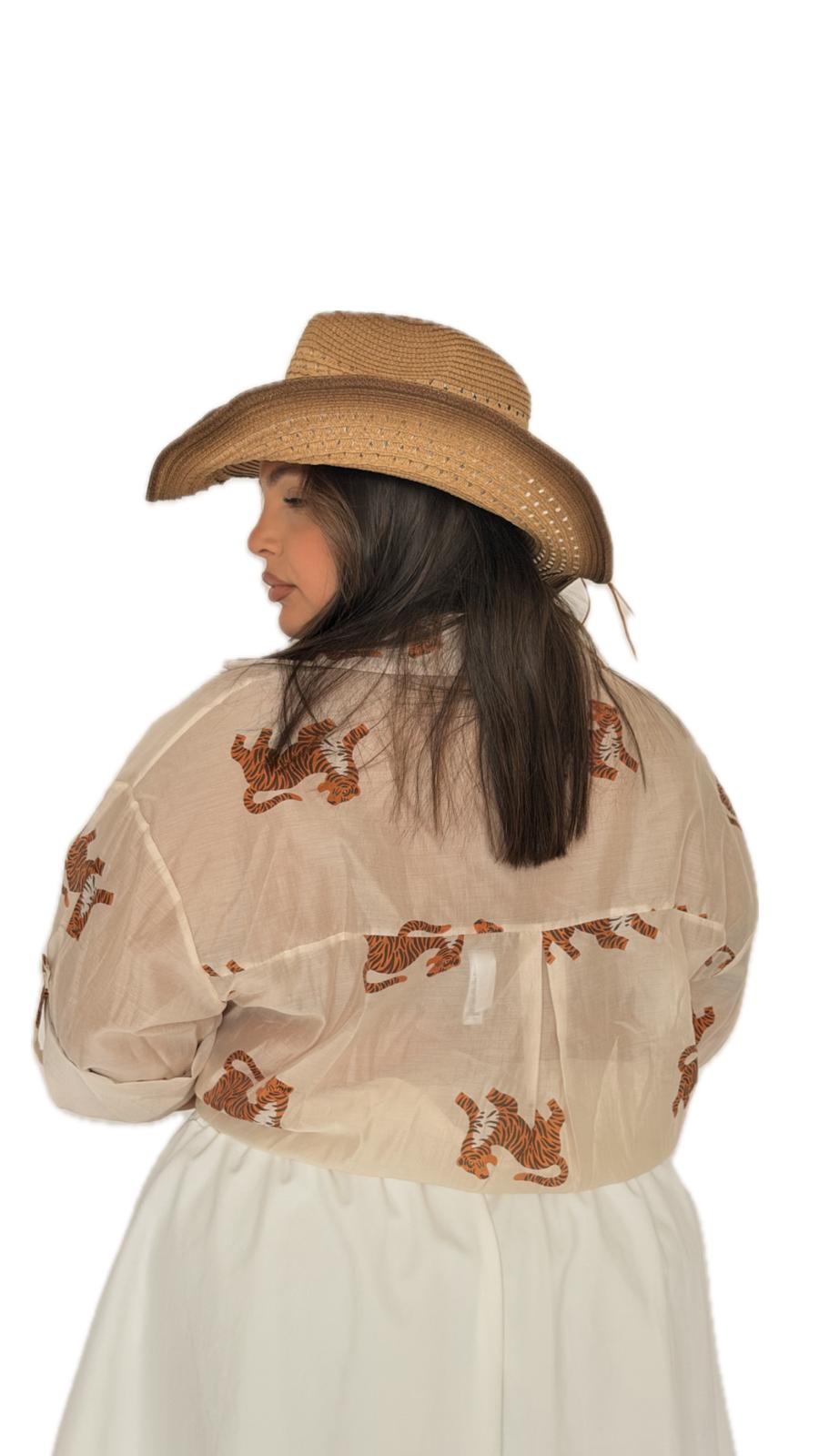 Camicia Velata Tigre