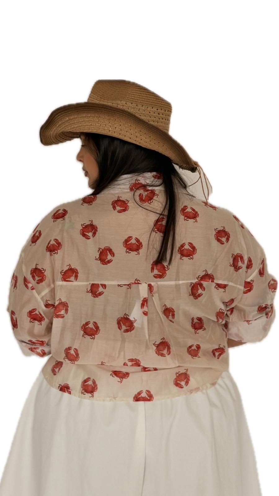 Camicia Velata Granchio