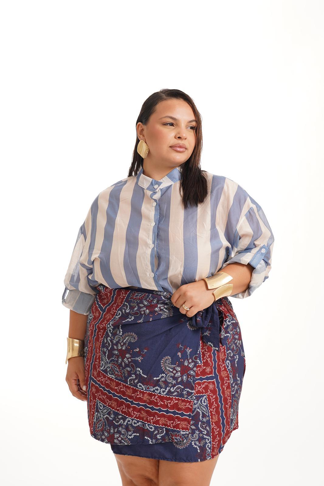 Gonna\Pareo Ines Bordeaux\Blu 103