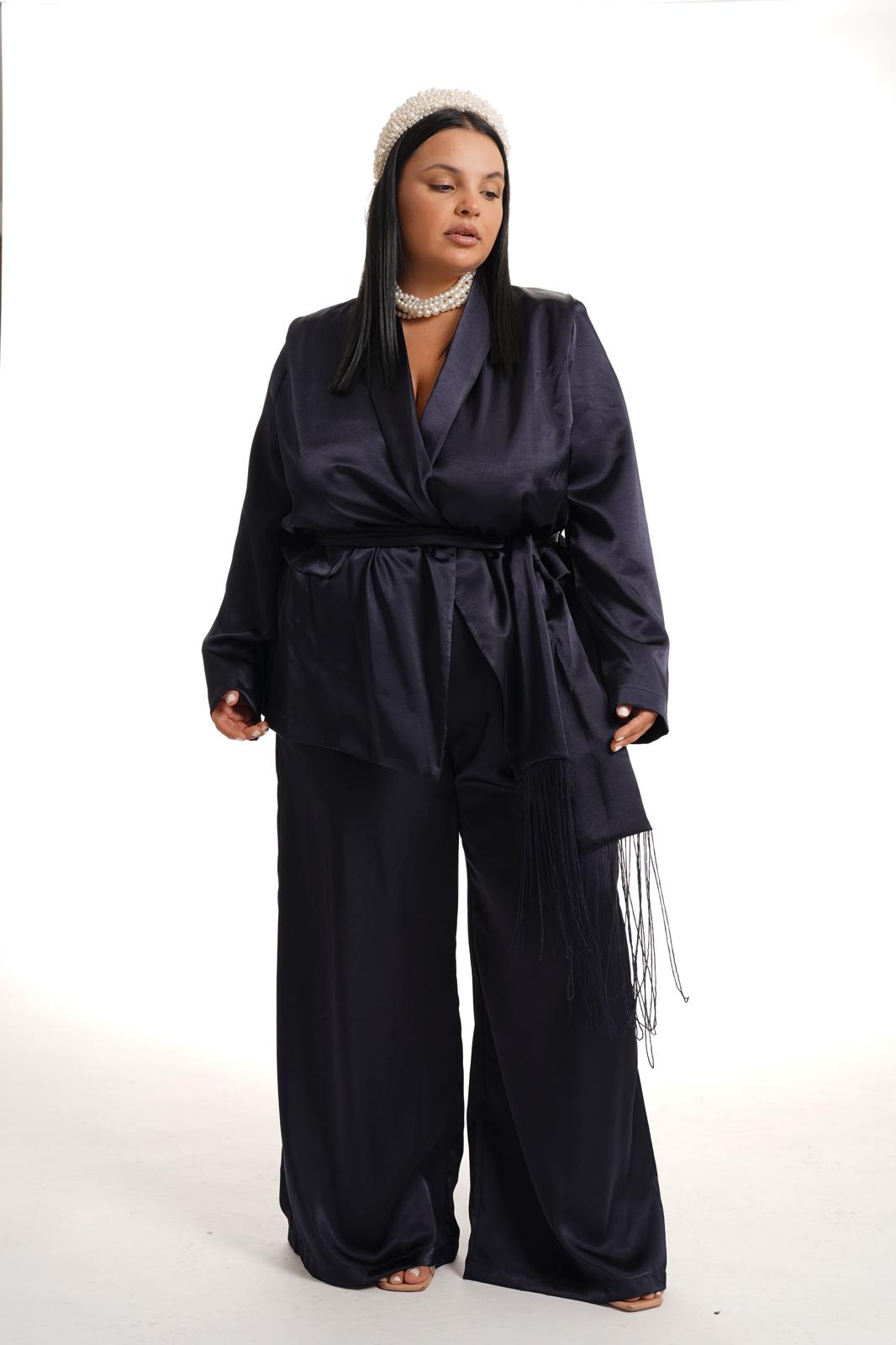 Tailleur Satine Blu