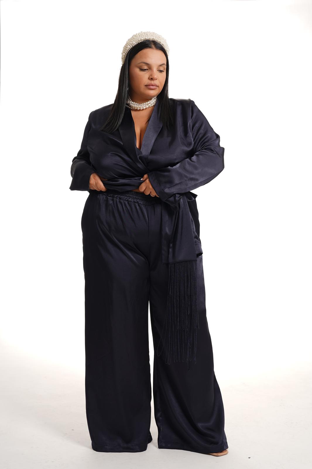 Tailleur Satine Blu