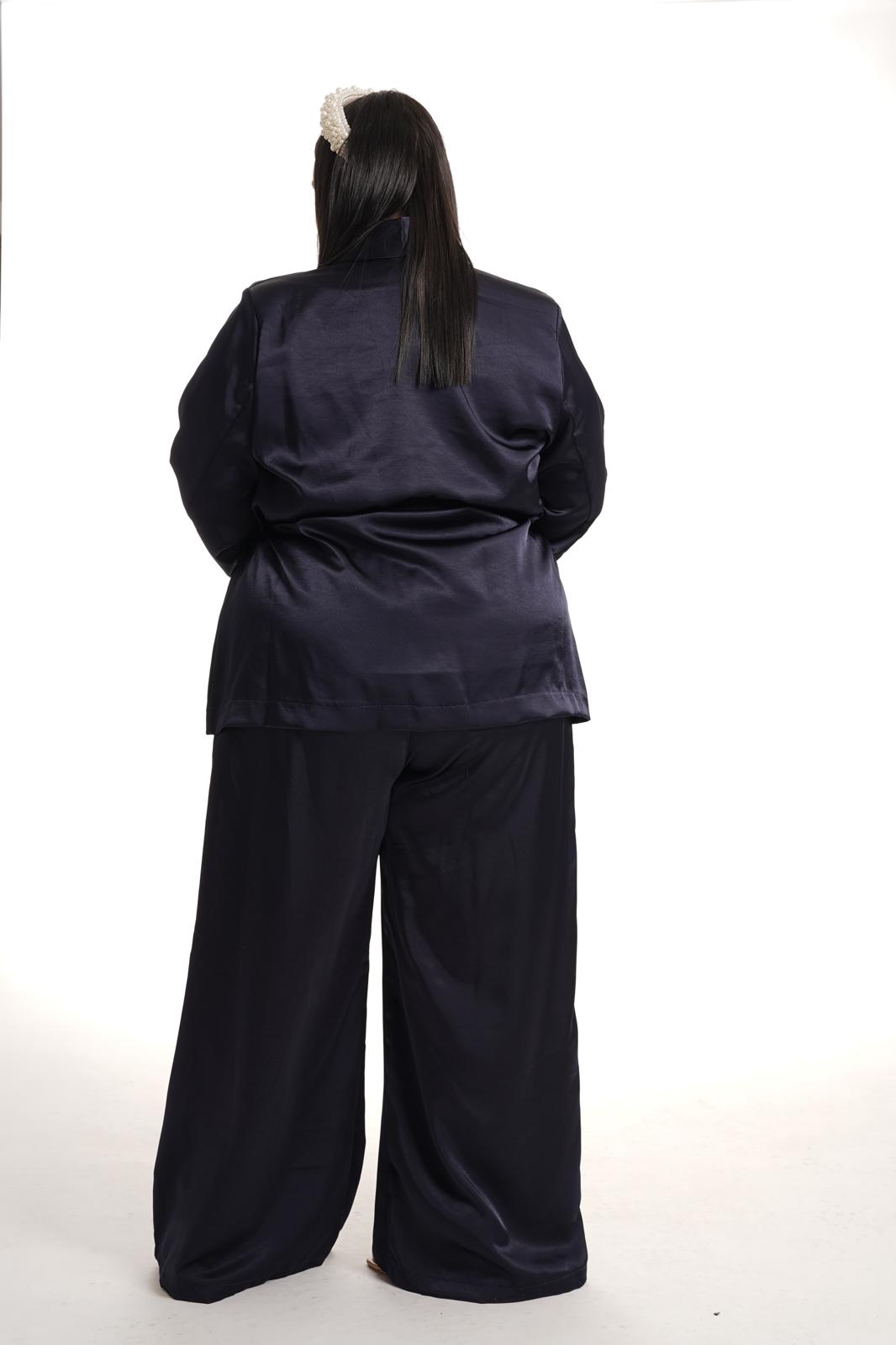 Tailleur Satine Blu
