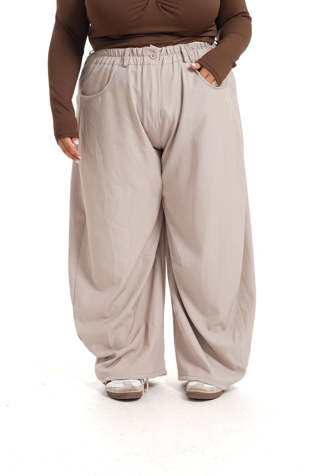 Pantalone Balloon Tortora
