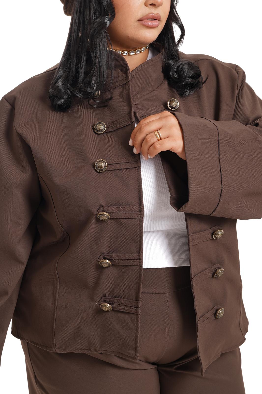 Tailleur Botton Marrone