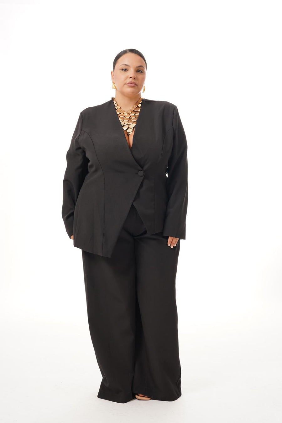 Tailleur Asimmetrico Nero