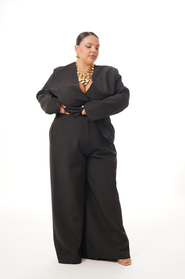 Tailleur Asimmetrico Nero
